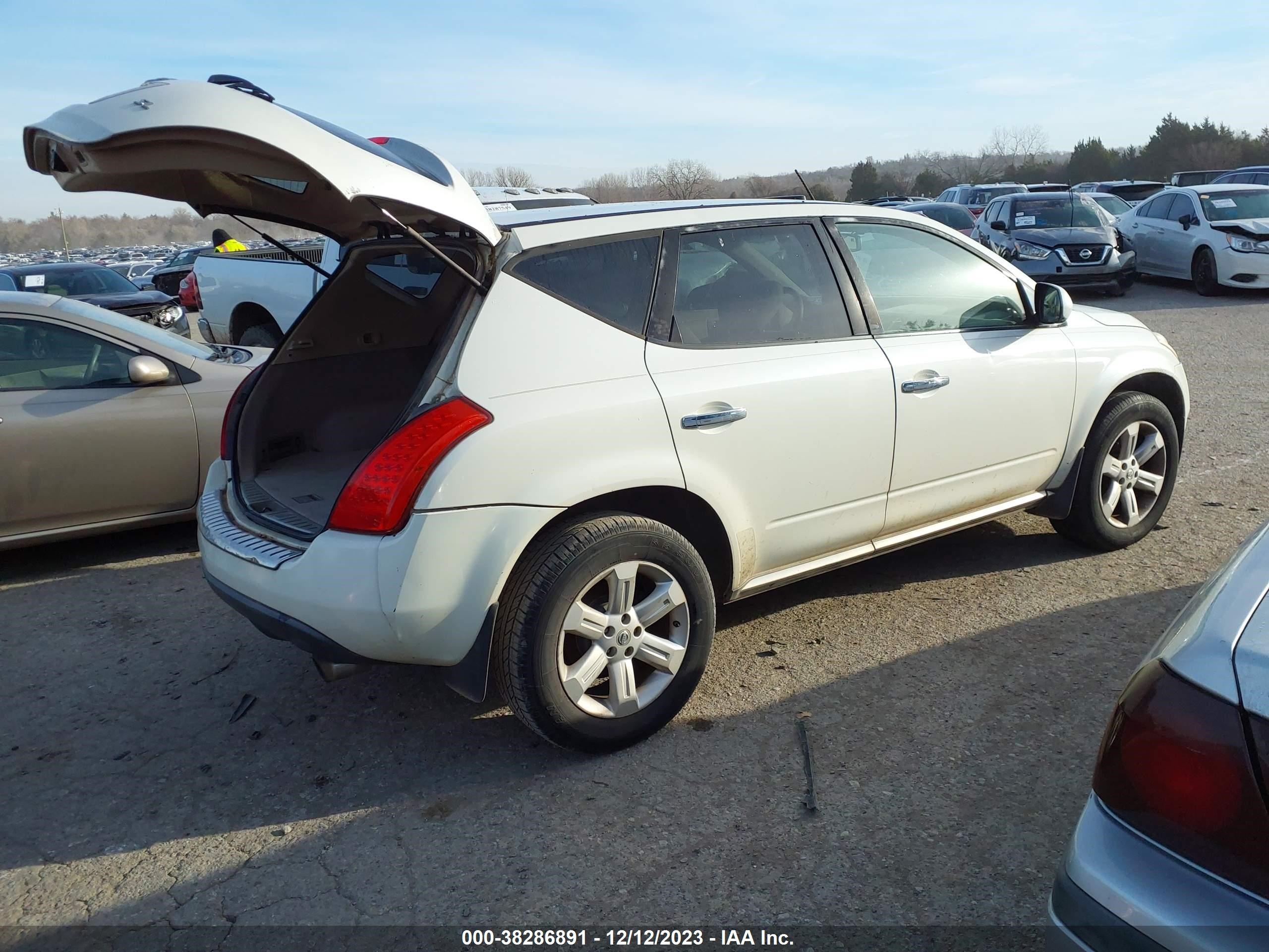 Photo 3 VIN: JN8AZ08T37W523601 - NISSAN MURANO 