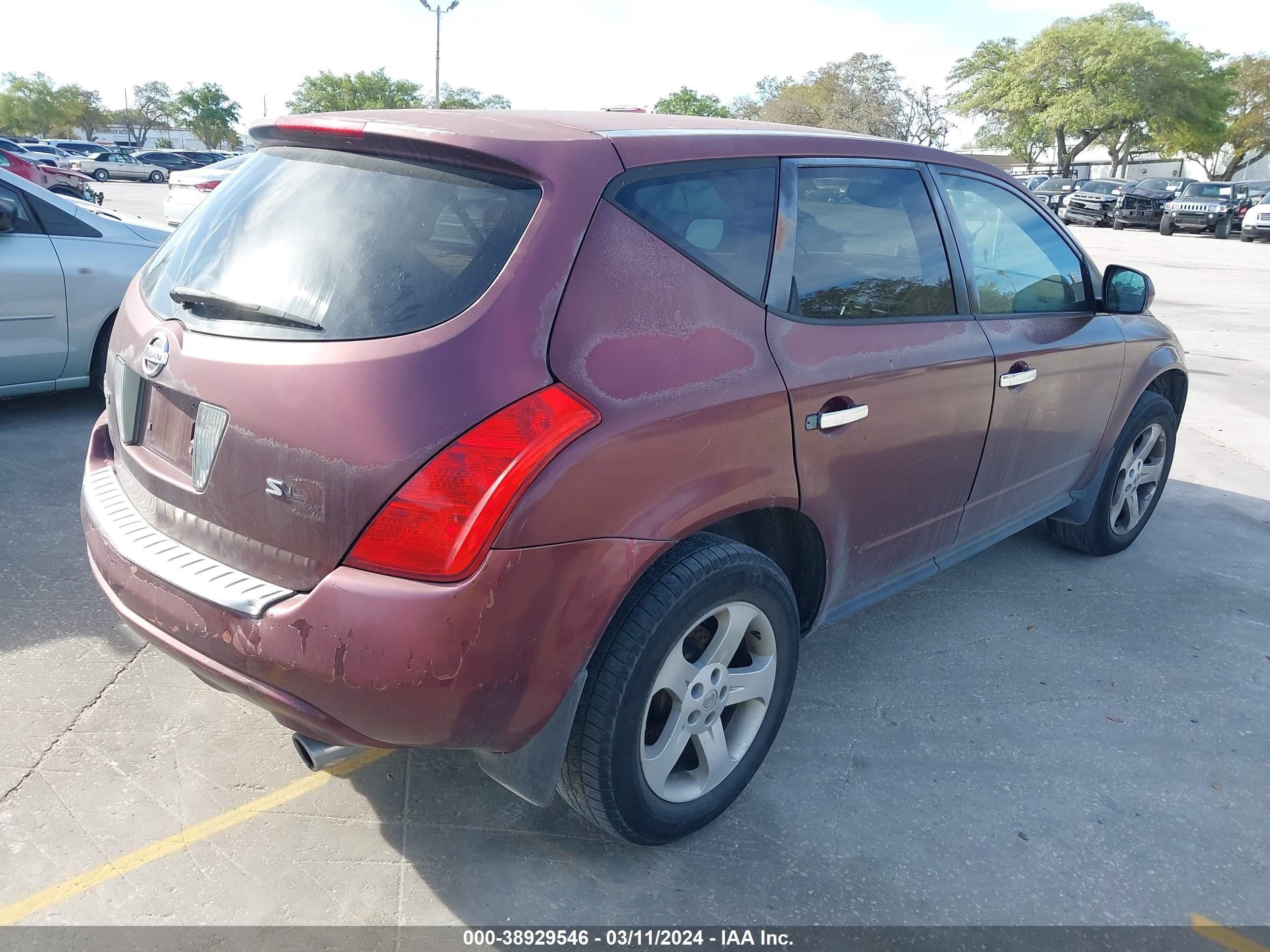 Photo 3 VIN: JN8AZ08T45W301923 - NISSAN MURANO 