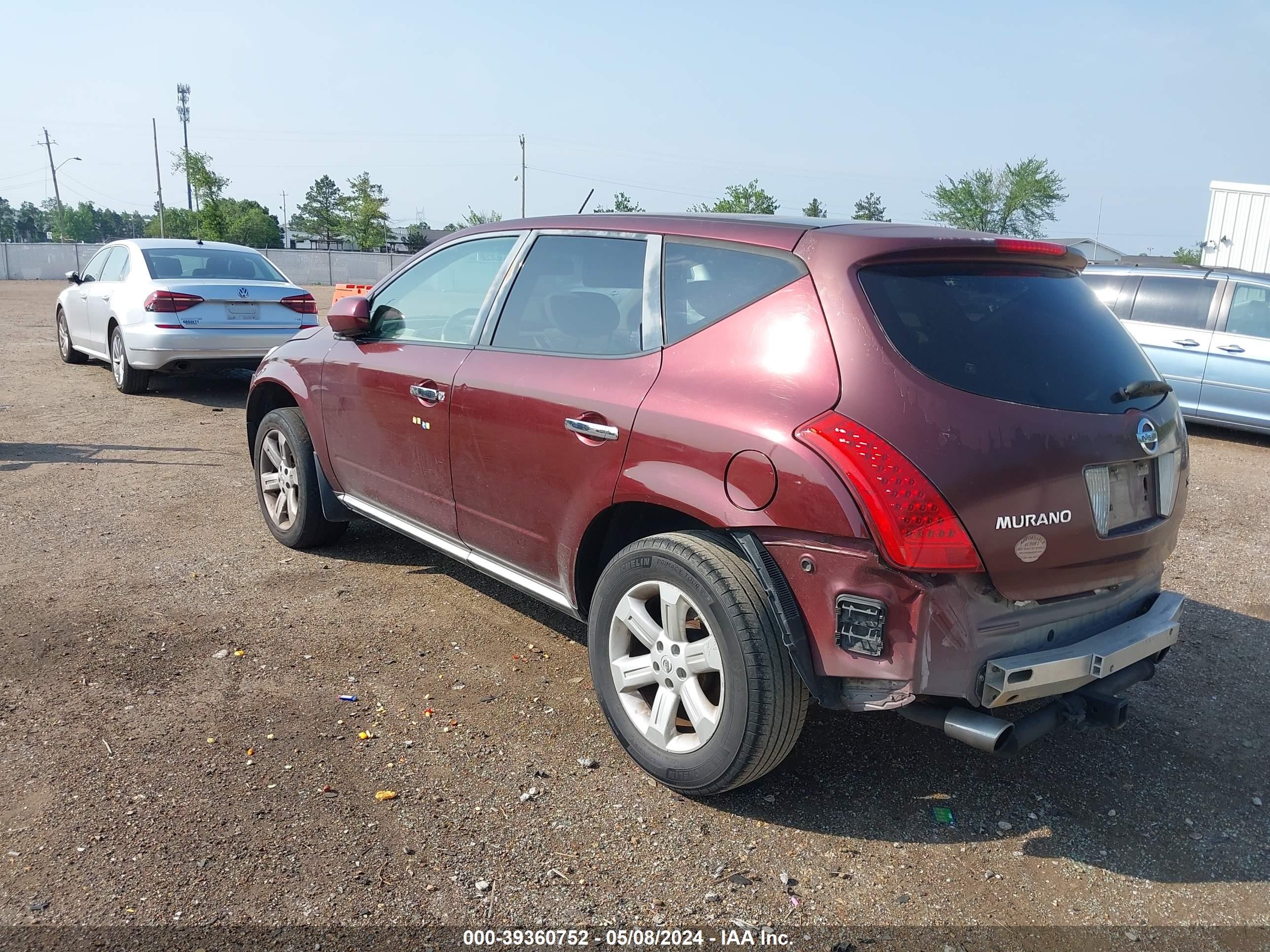 Photo 2 VIN: JN8AZ08T47W531996 - NISSAN MURANO 