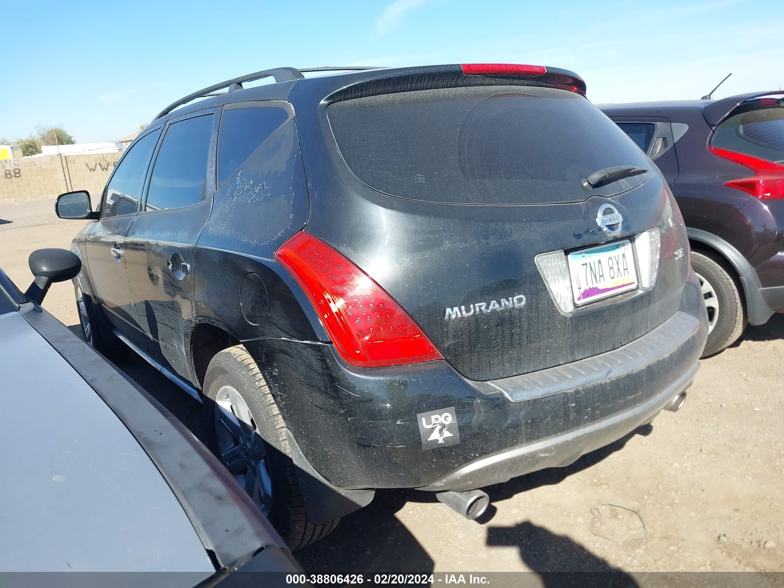 Photo 2 VIN: JN8AZ08T76W407025 - NISSAN MURANO 