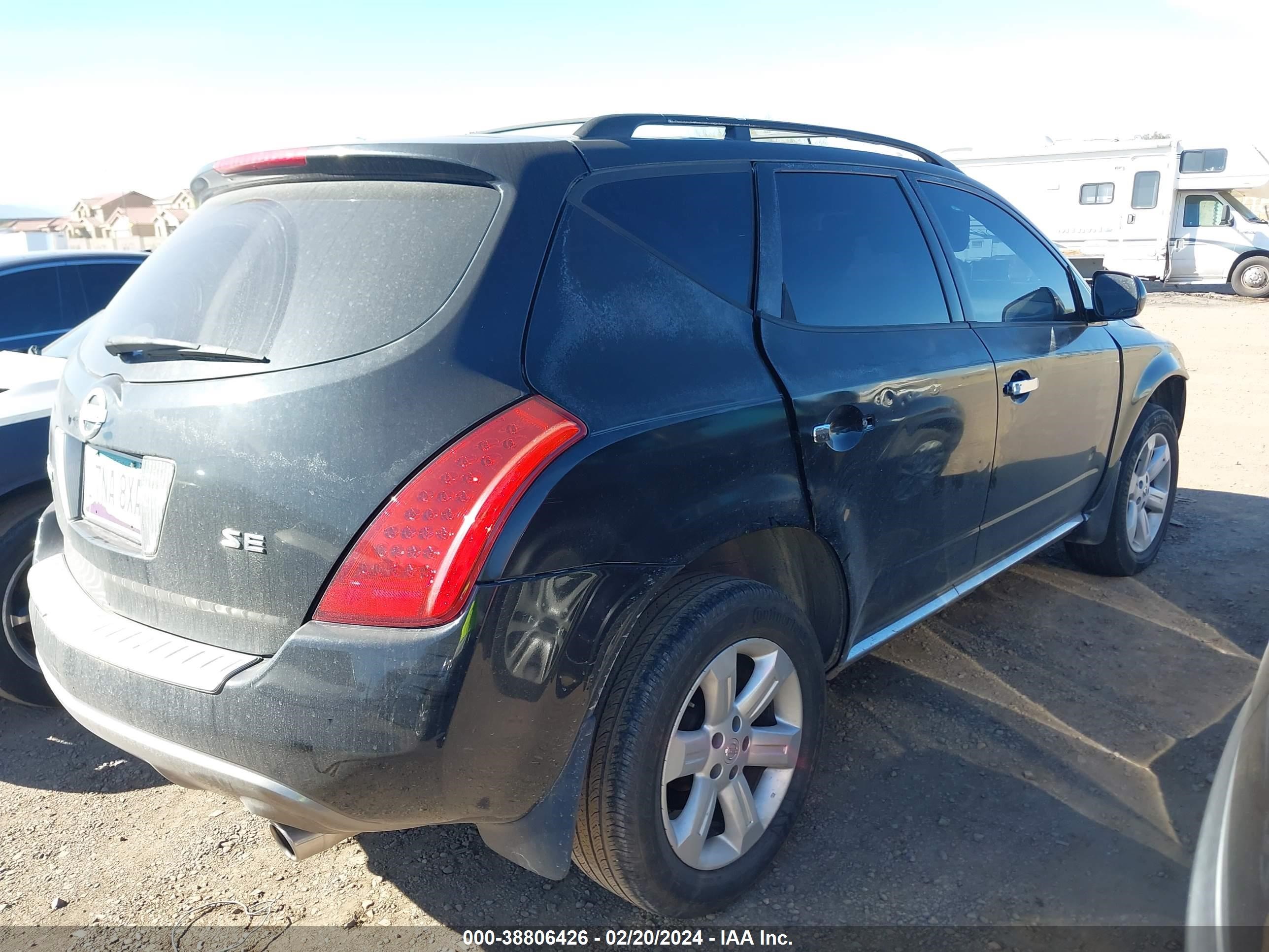 Photo 3 VIN: JN8AZ08T76W407025 - NISSAN MURANO 