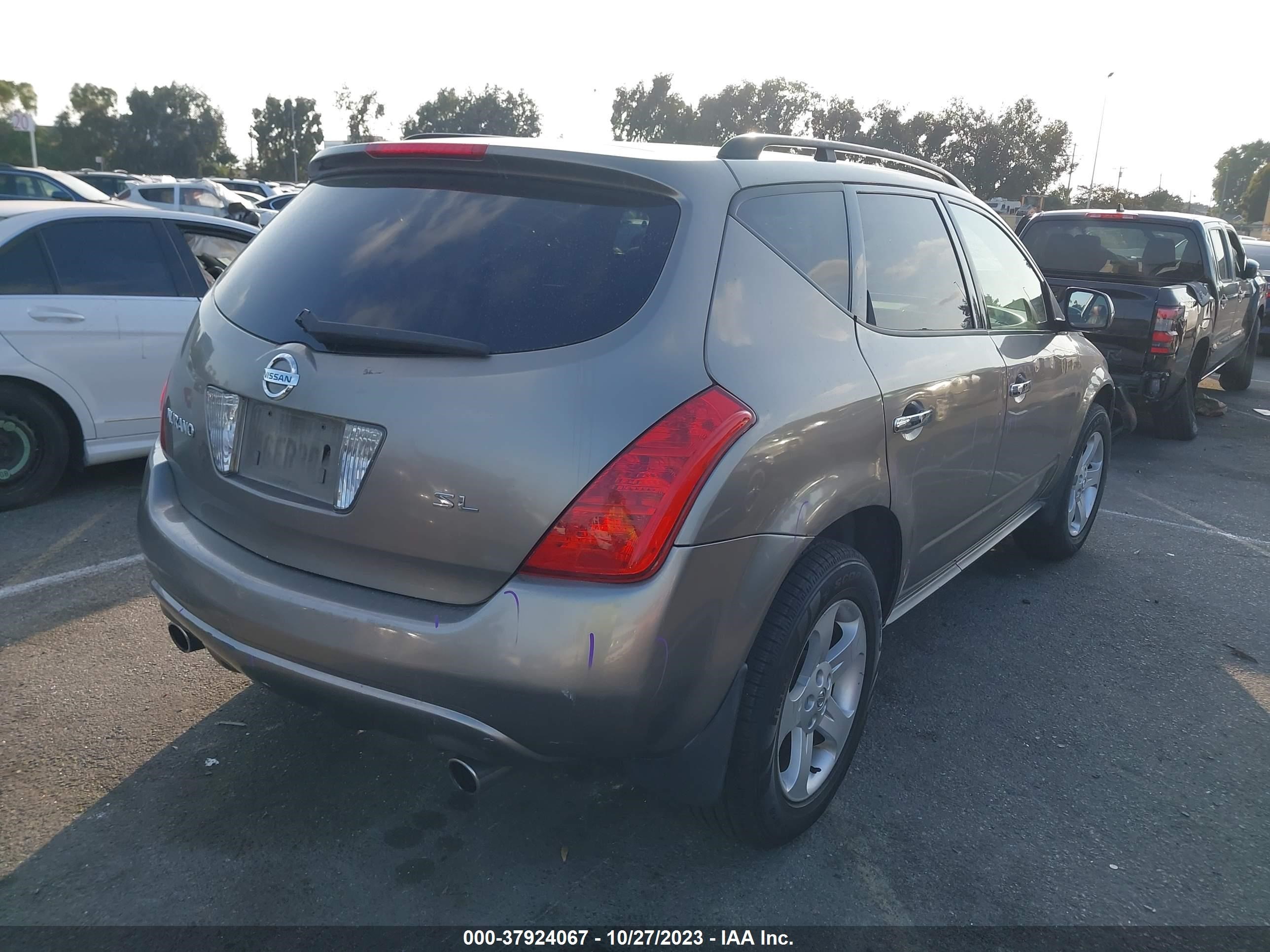 Photo 3 VIN: JN8AZ08TX4W202392 - NISSAN MURANO 