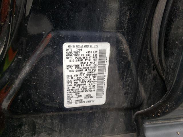 Photo 13 VIN: JN8AZ08TX4W223596 - NISSAN MURANO 