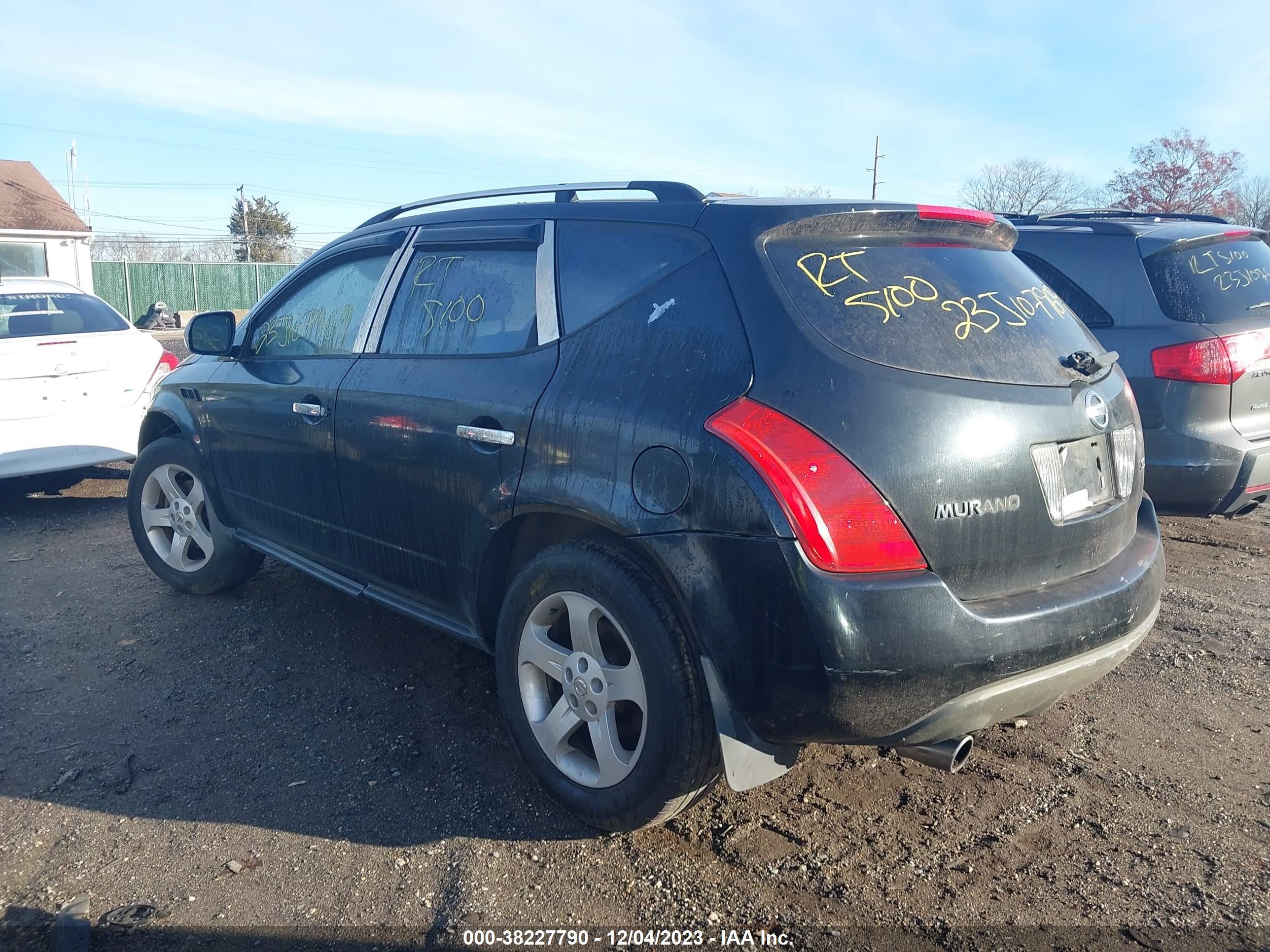 Photo 2 VIN: JN8AZ08W43W216944 - NISSAN MURANO 