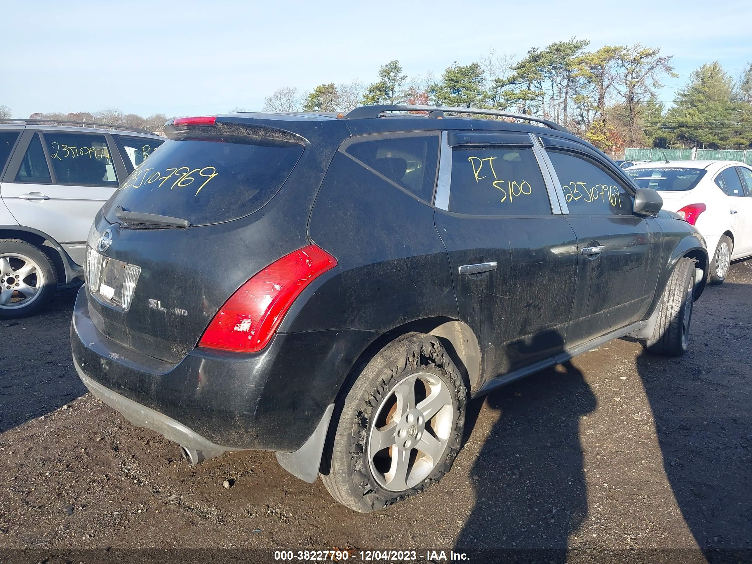 Photo 3 VIN: JN8AZ08W43W216944 - NISSAN MURANO 