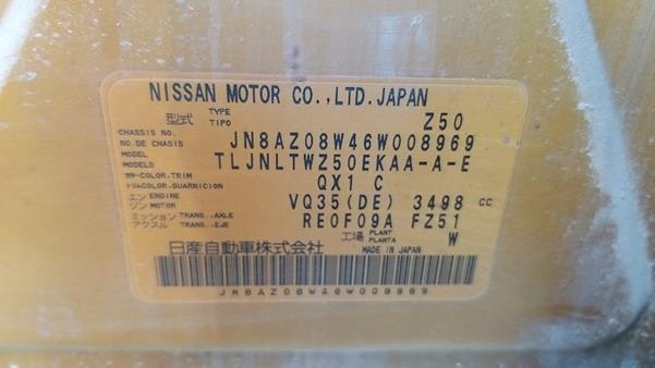 Photo 2 VIN: JN8AZ08W46W008969 - NISSAN MURANO 