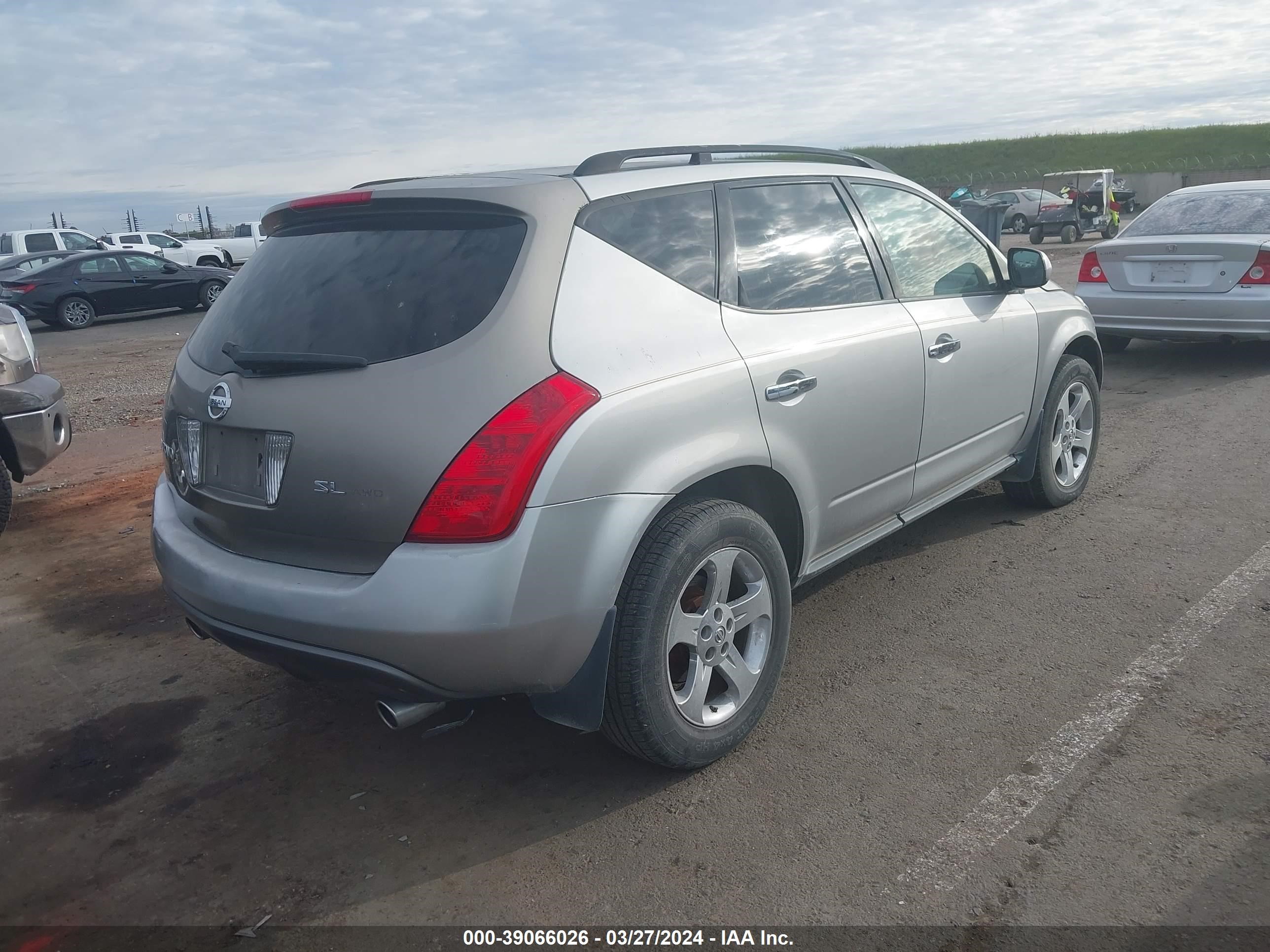 Photo 3 VIN: JN8AZ08W54W335958 - NISSAN MURANO 