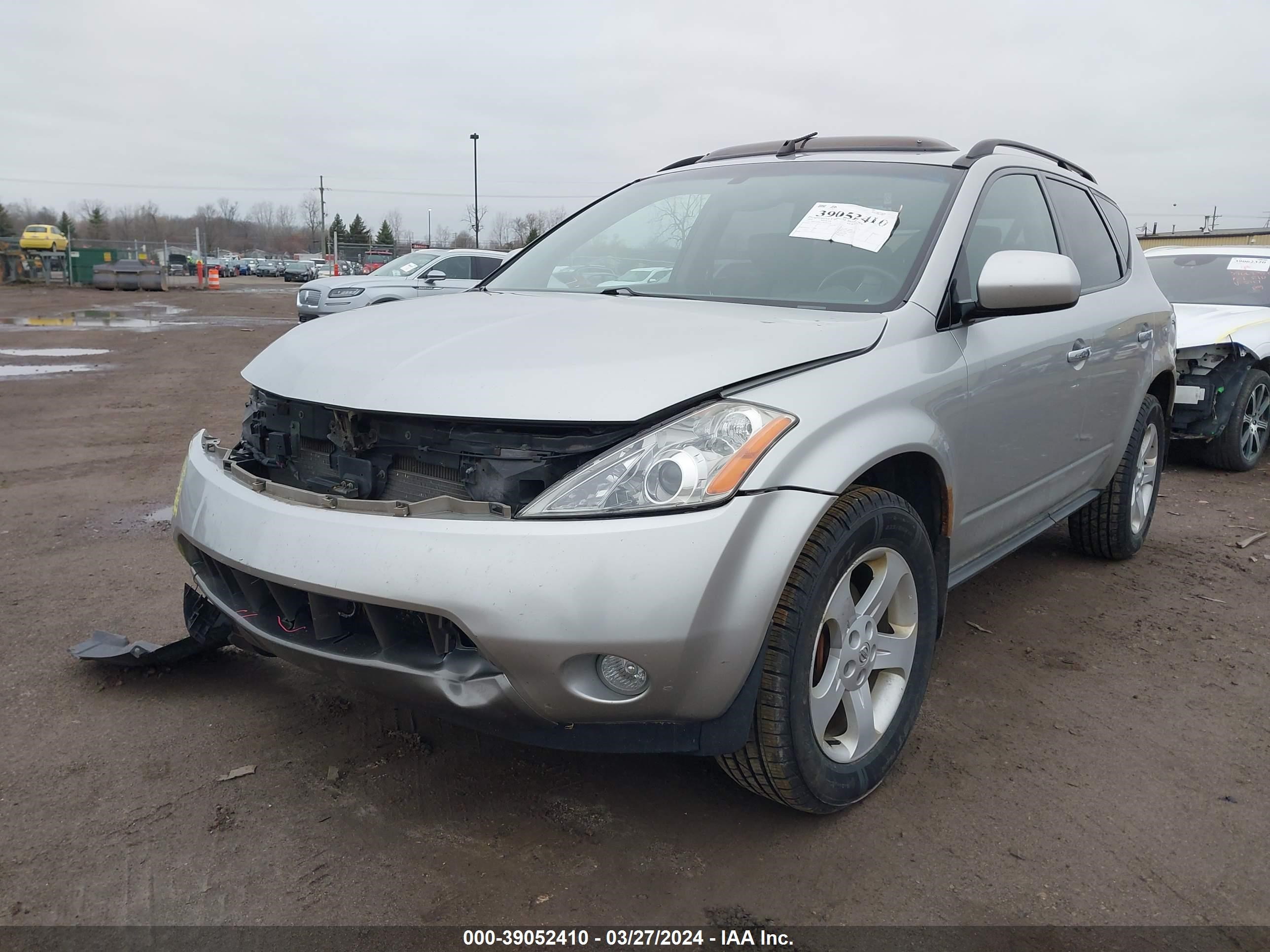 Photo 1 VIN: JN8AZ08W55W440324 - NISSAN MURANO 