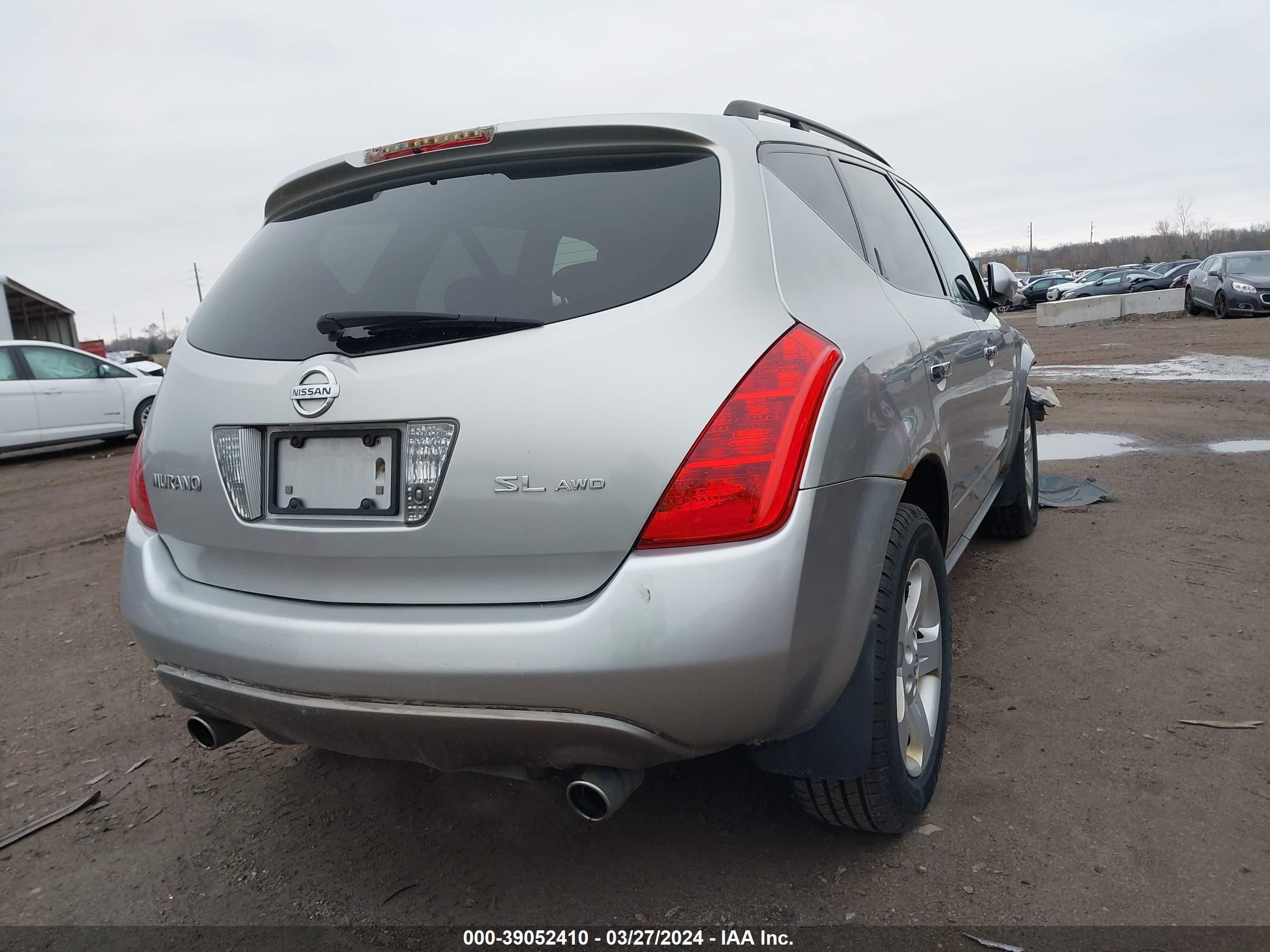 Photo 3 VIN: JN8AZ08W55W440324 - NISSAN MURANO 