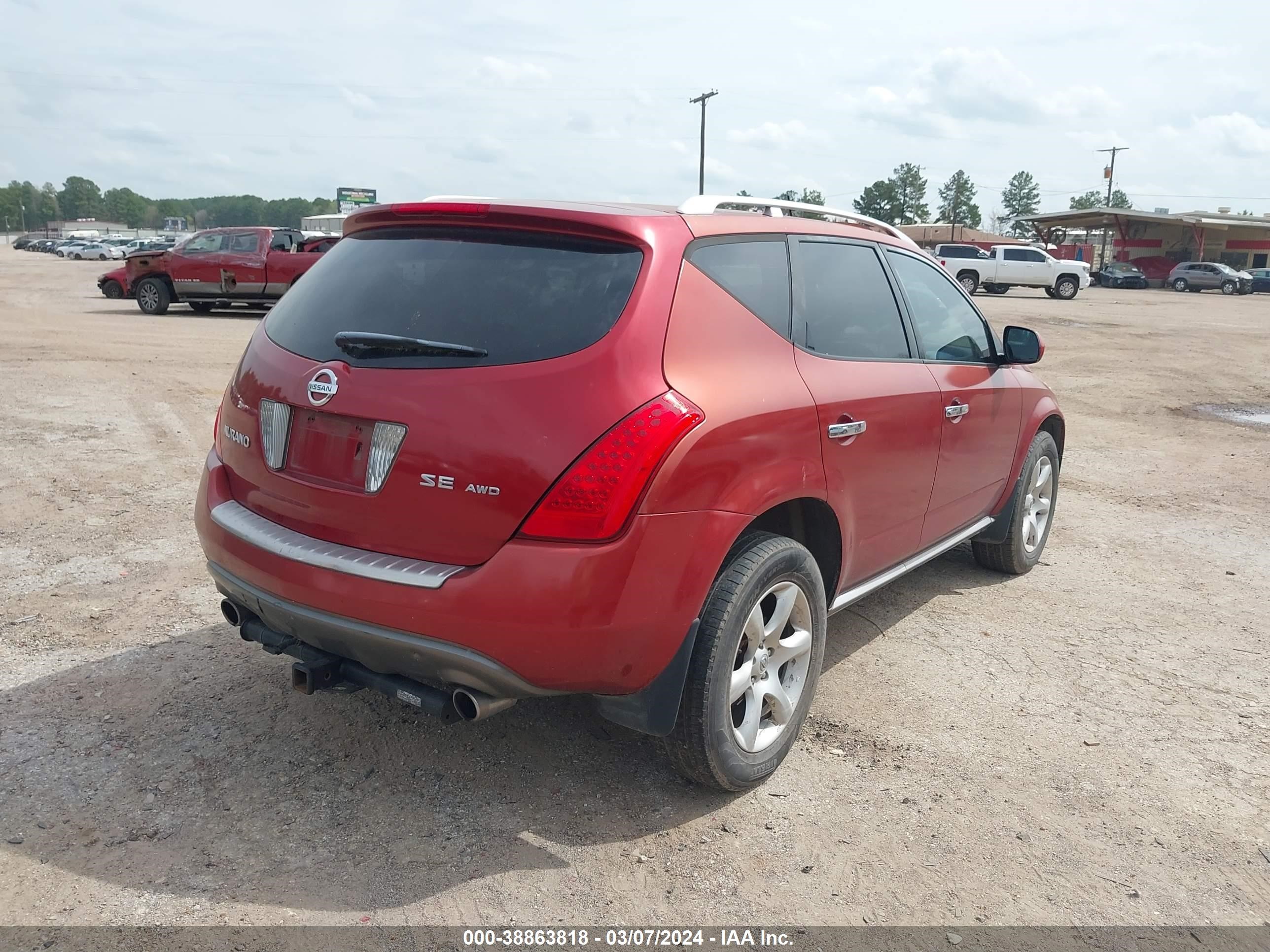 Photo 3 VIN: JN8AZ08W56W544927 - NISSAN MURANO 