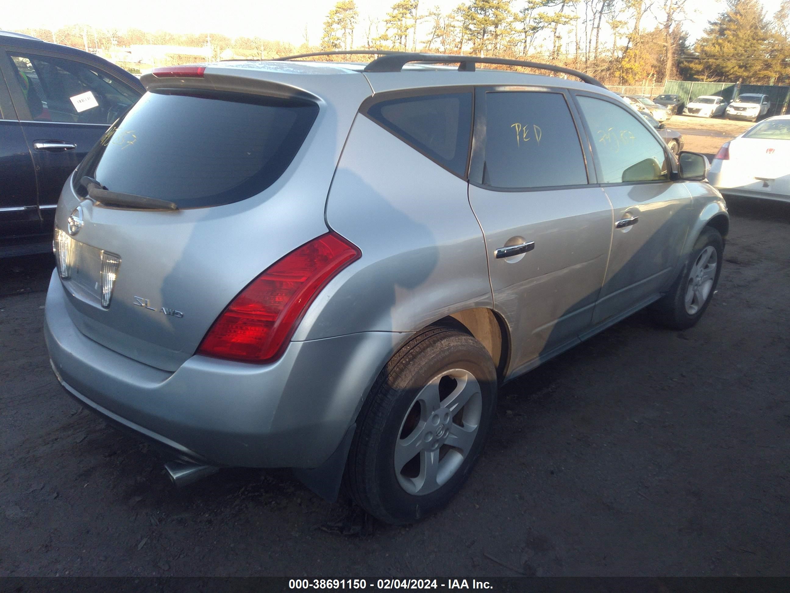 Photo 3 VIN: JN8AZ08W74W328641 - NISSAN MURANO 