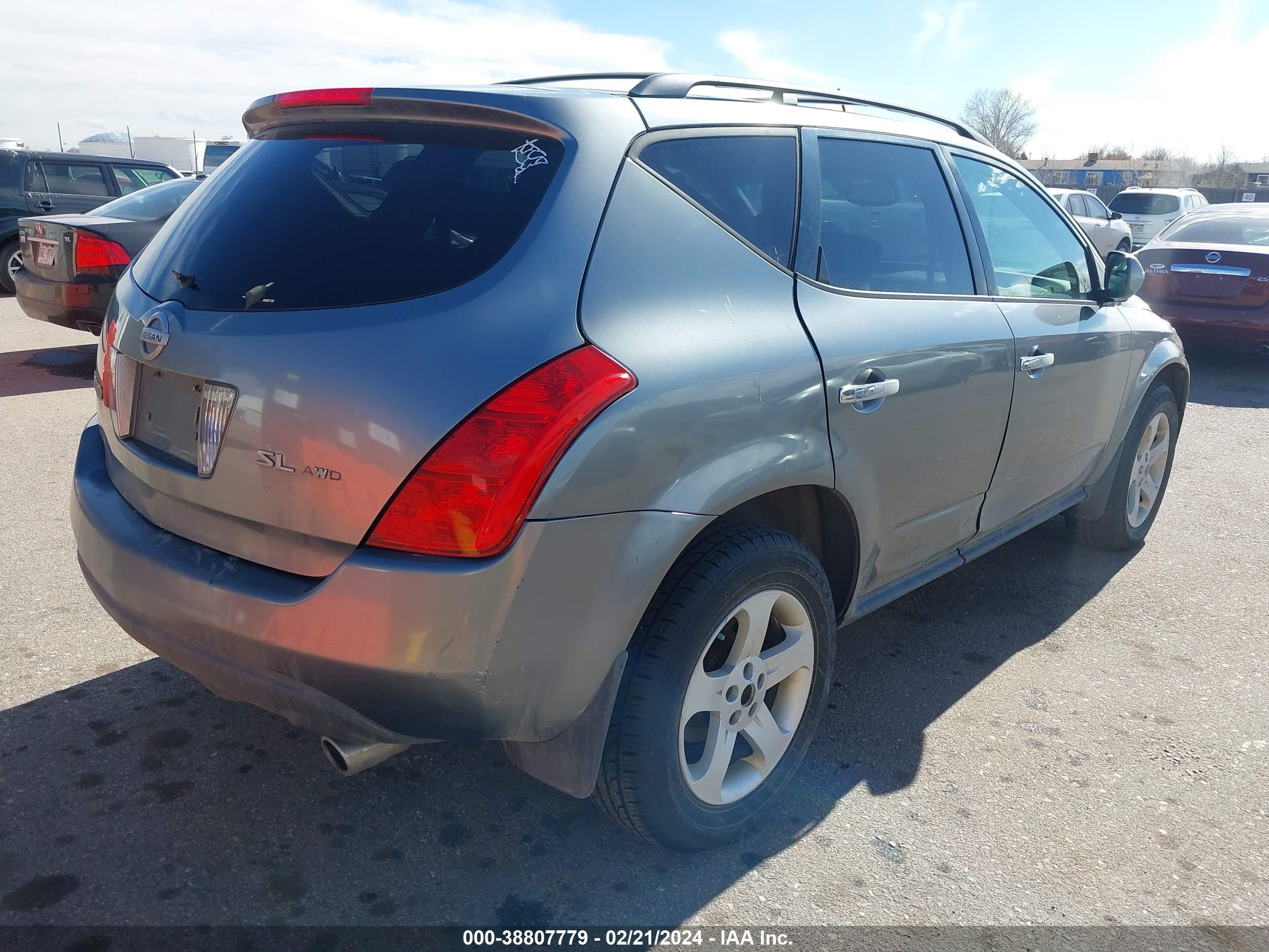 Photo 3 VIN: JN8AZ08W75W419054 - NISSAN MURANO 