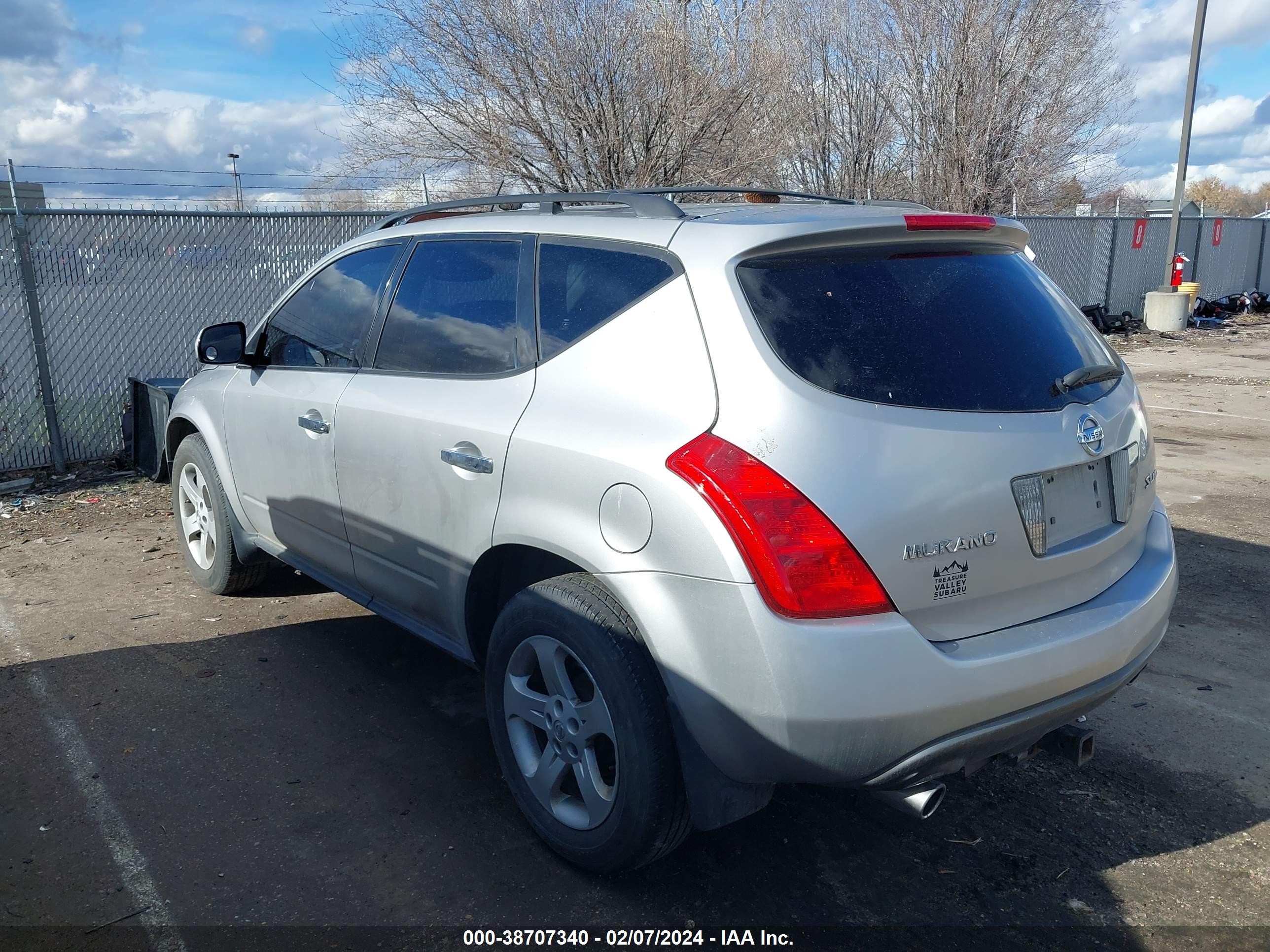 Photo 2 VIN: JN8AZ08W75W444276 - NISSAN MURANO 