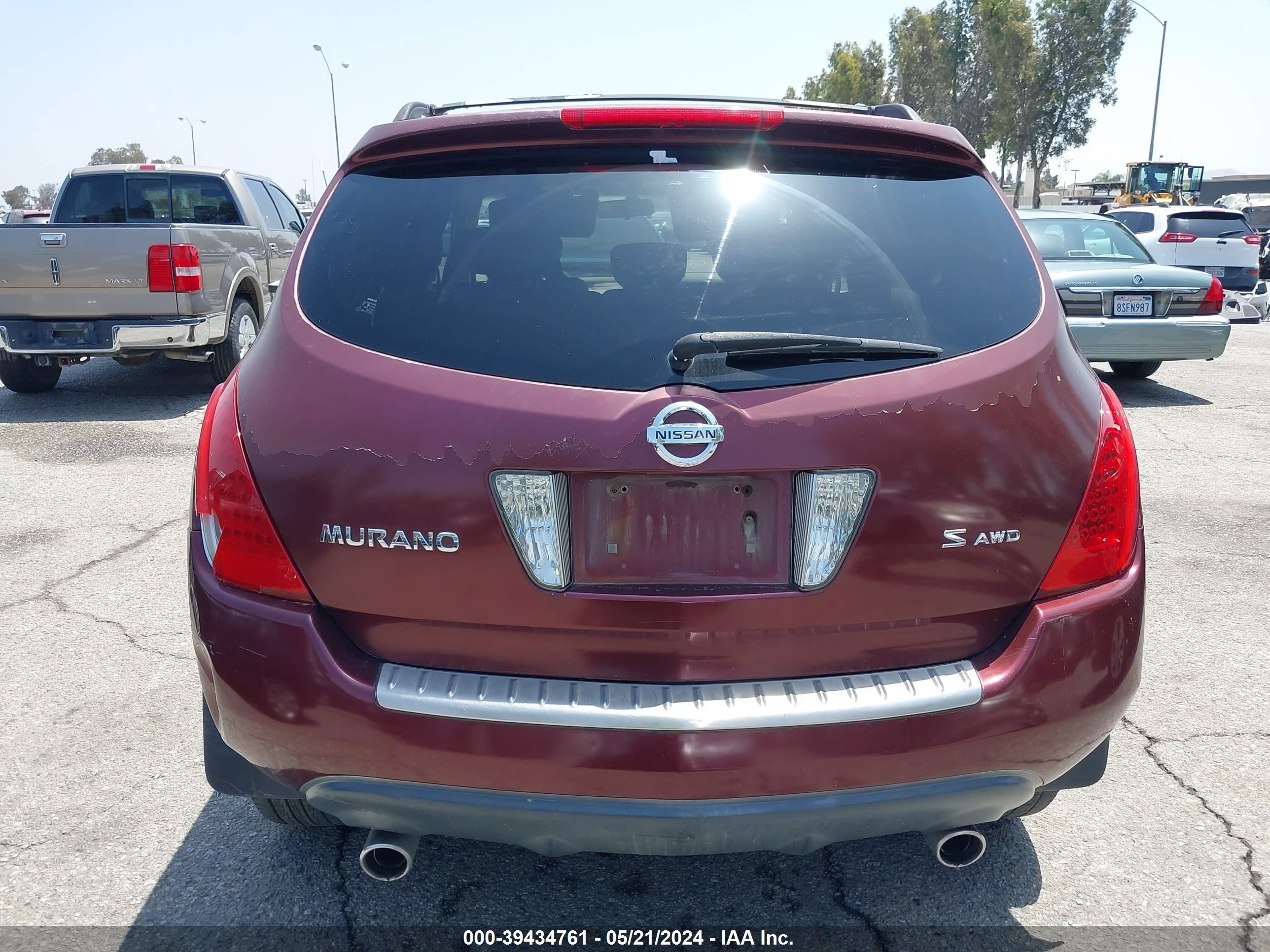 Photo 16 VIN: JN8AZ08W96W502065 - NISSAN MURANO 