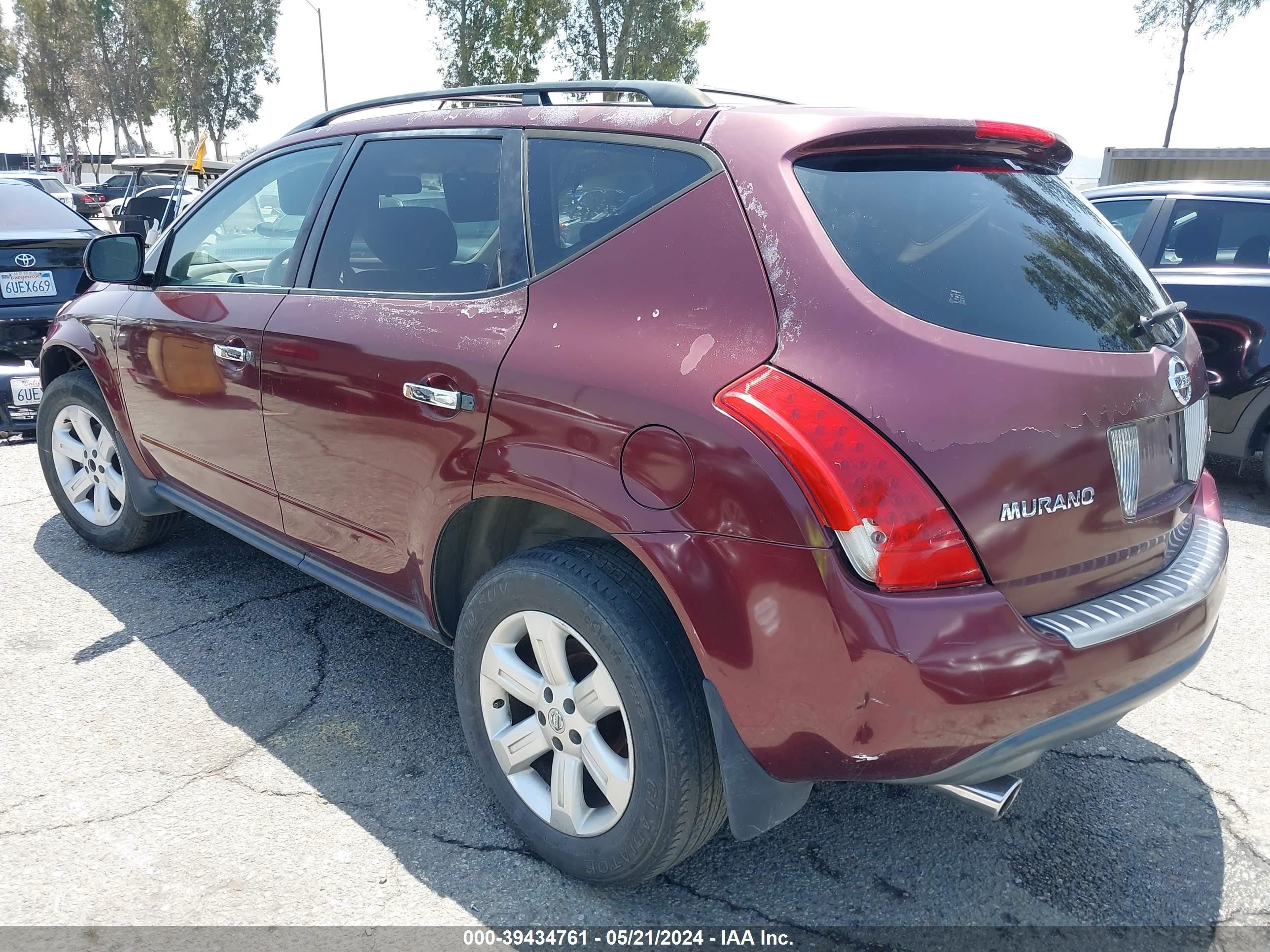 Photo 2 VIN: JN8AZ08W96W502065 - NISSAN MURANO 