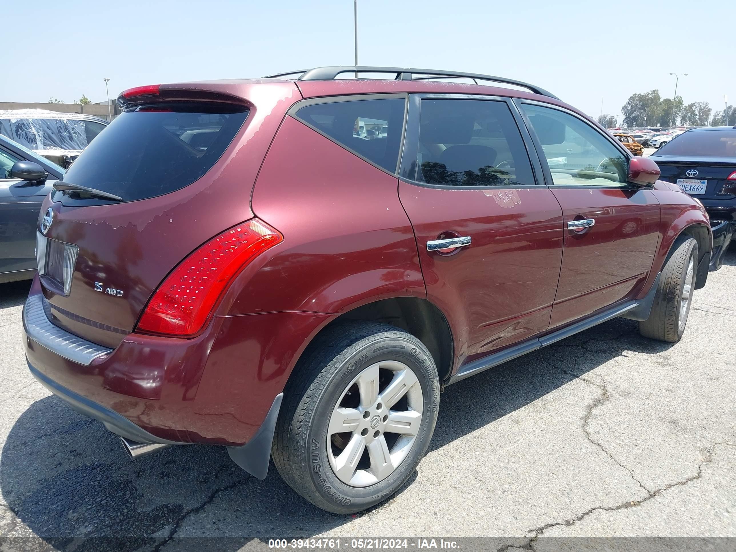 Photo 3 VIN: JN8AZ08W96W502065 - NISSAN MURANO 