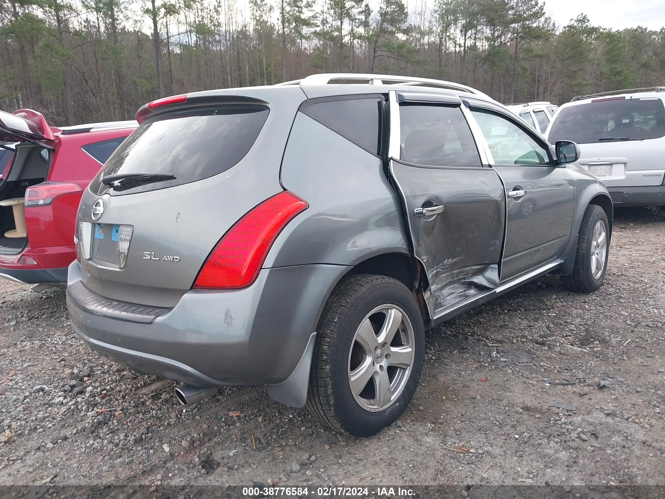 Photo 4 VIN: JN8AZ08W97W657250 - NISSAN MURANO 