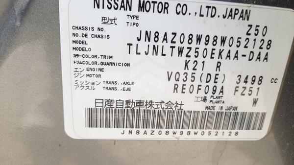 Photo 1 VIN: JN8AZ08W98W052128 - NISSAN MURANO 