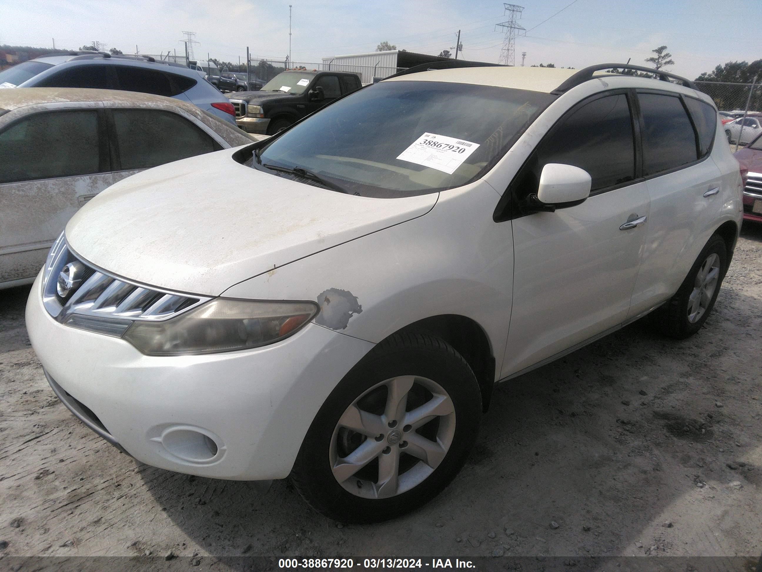 Photo 1 VIN: JN8AZ18U09W019038 - NISSAN MURANO 