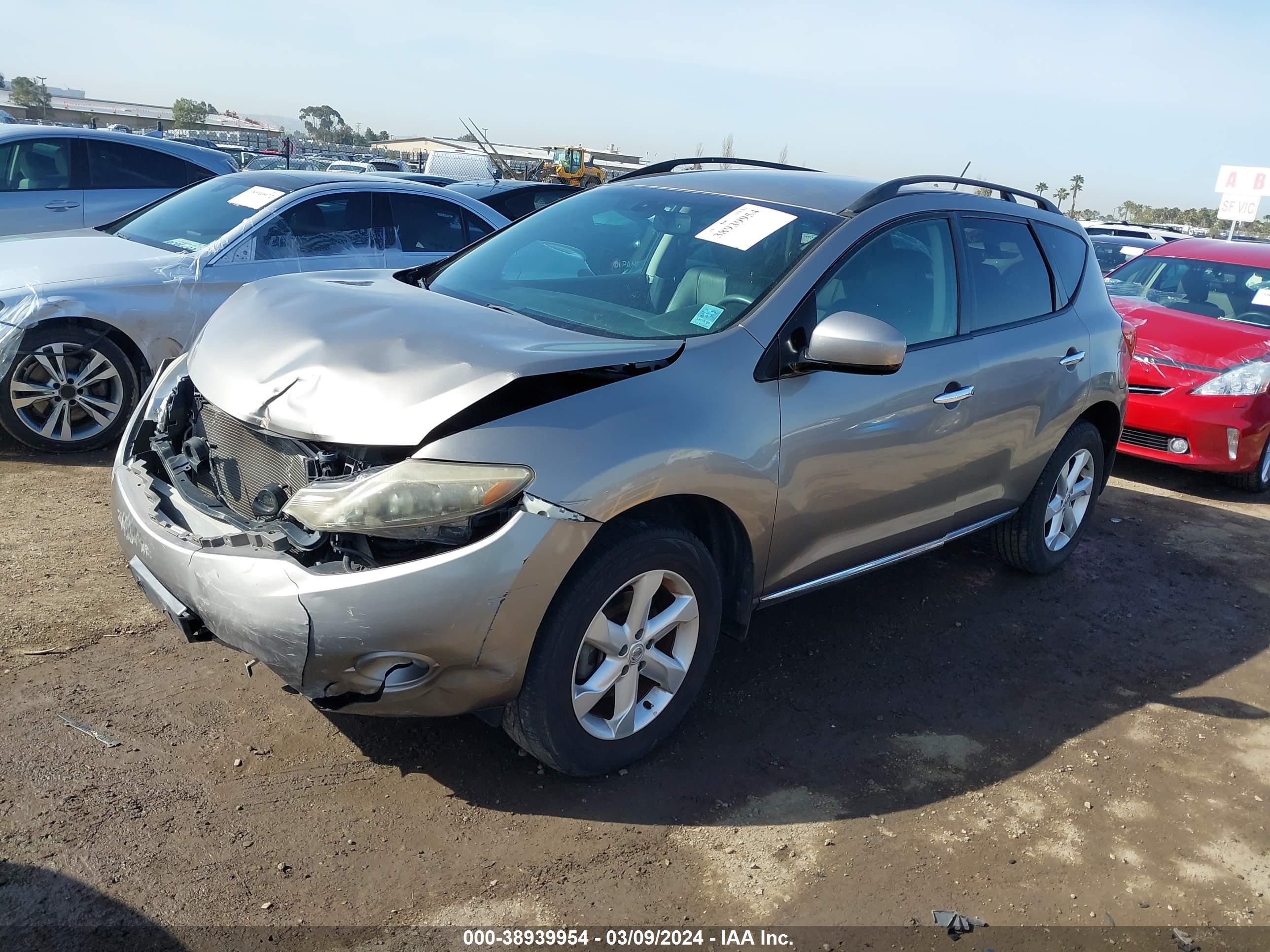 Photo 1 VIN: JN8AZ18U09W025549 - NISSAN MURANO 