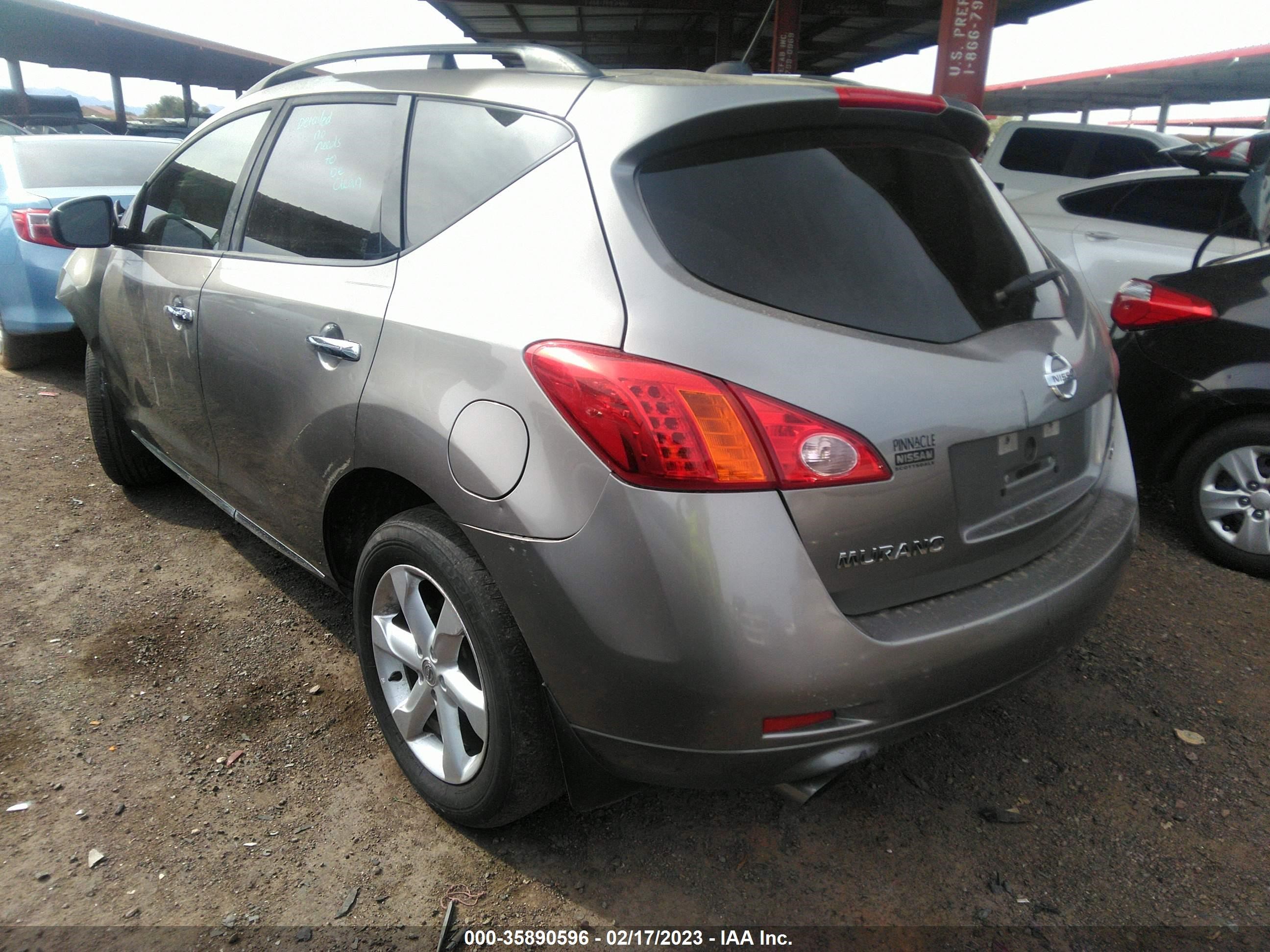 Photo 2 VIN: JN8AZ18U09W031643 - NISSAN MURANO 