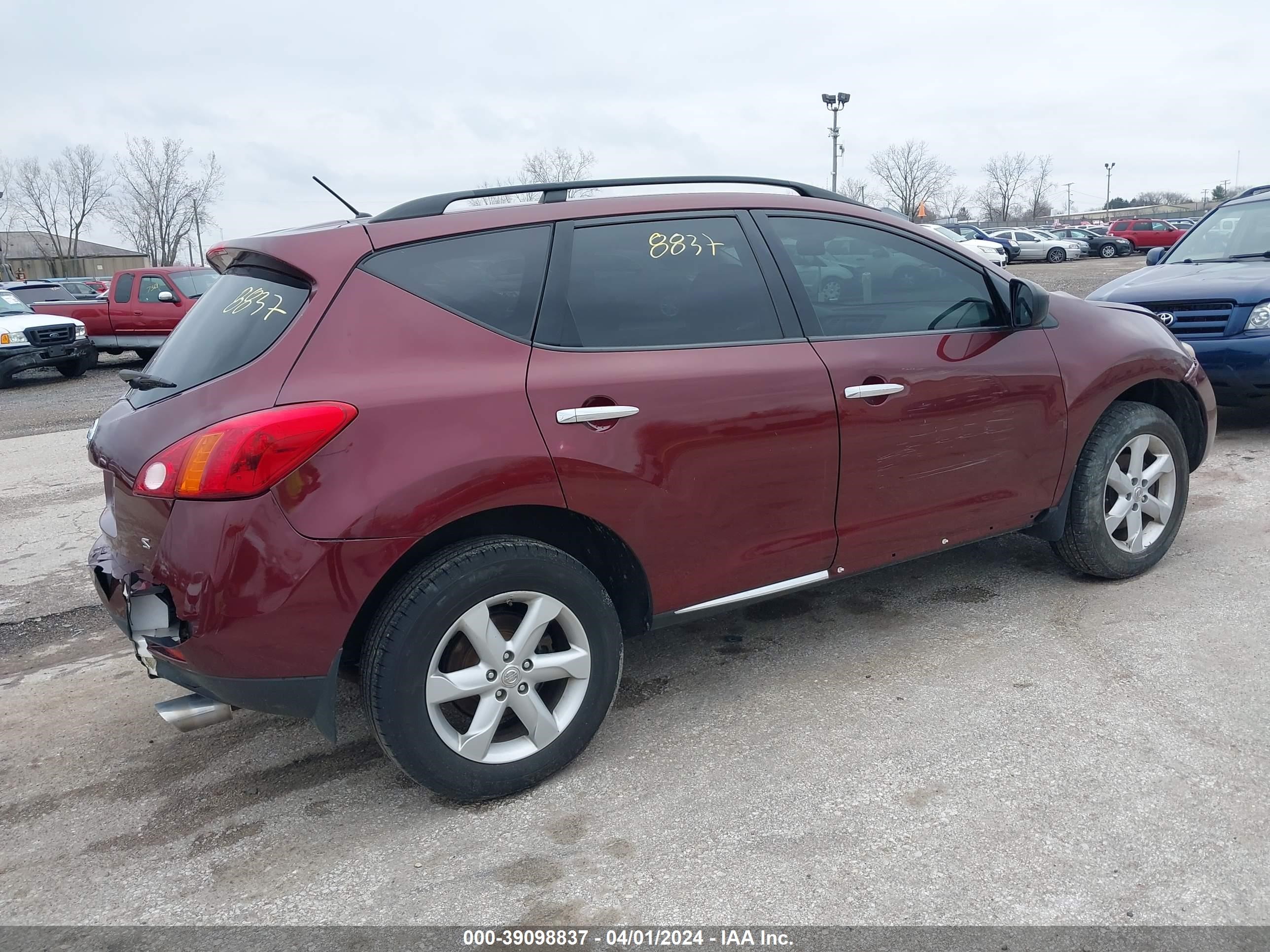 Photo 3 VIN: JN8AZ18U29W016593 - NISSAN MURANO 