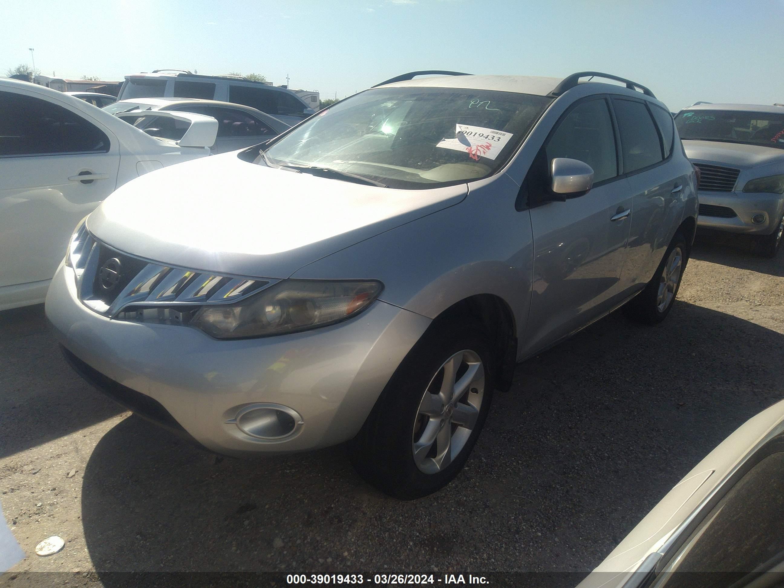 Photo 1 VIN: JN8AZ18U39W021494 - NISSAN MURANO 