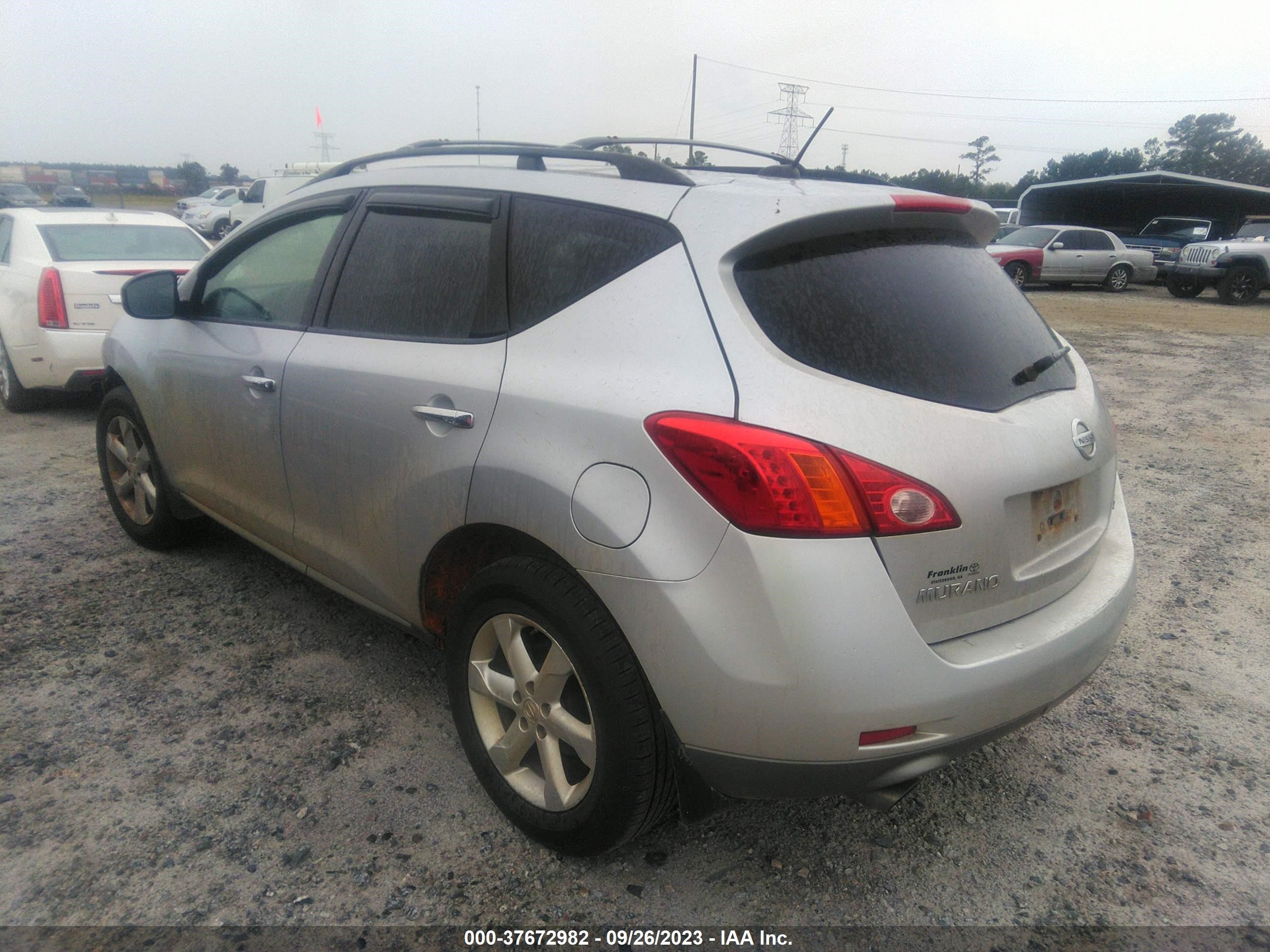 Photo 2 VIN: JN8AZ18U59W000548 - NISSAN MURANO 