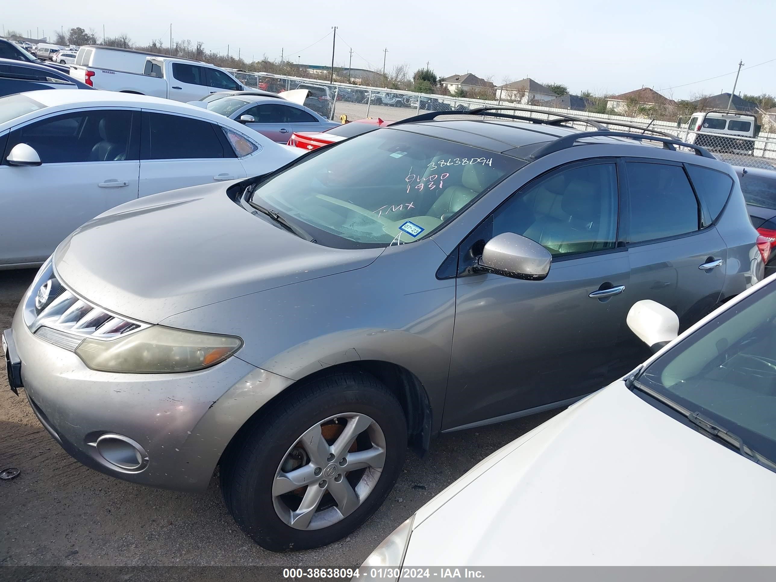 Photo 1 VIN: JN8AZ18U99W001931 - NISSAN MURANO 