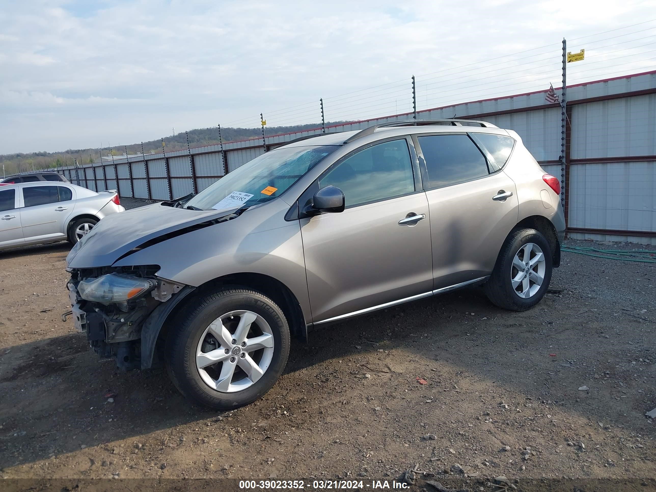 Photo 1 VIN: JN8AZ18U99W101141 - NISSAN MURANO 