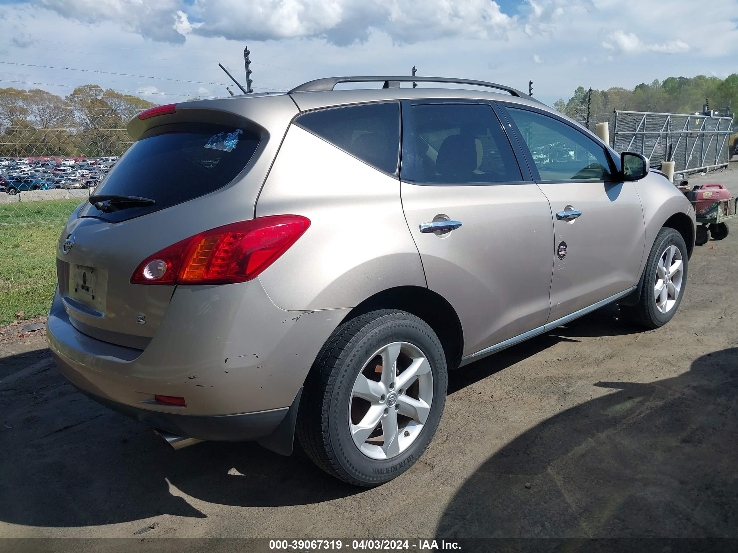 Photo 3 VIN: JN8AZ18UX9W000304 - NISSAN MURANO 