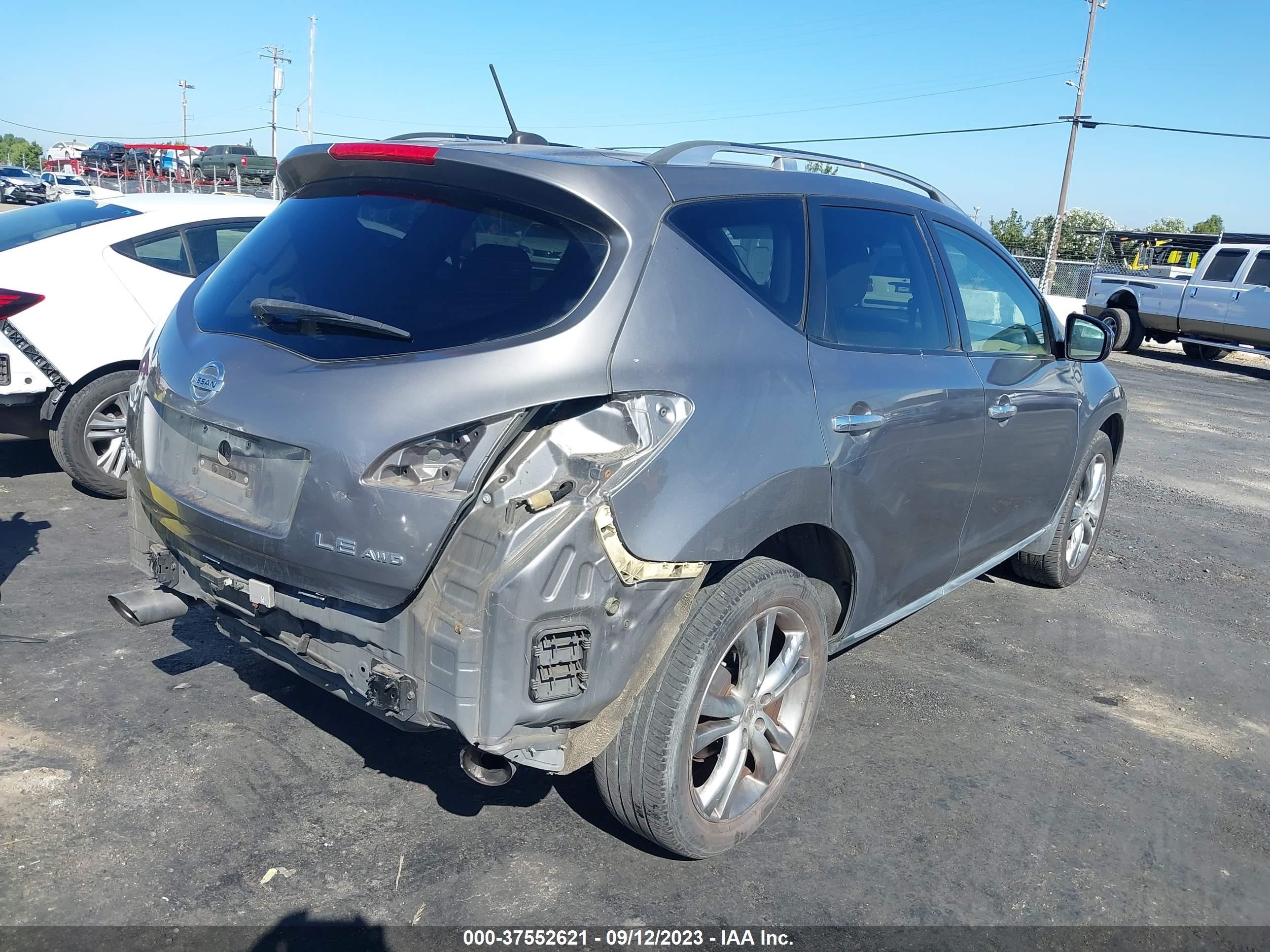 Photo 3 VIN: JN8AZ18W09W108237 - NISSAN MURANO 