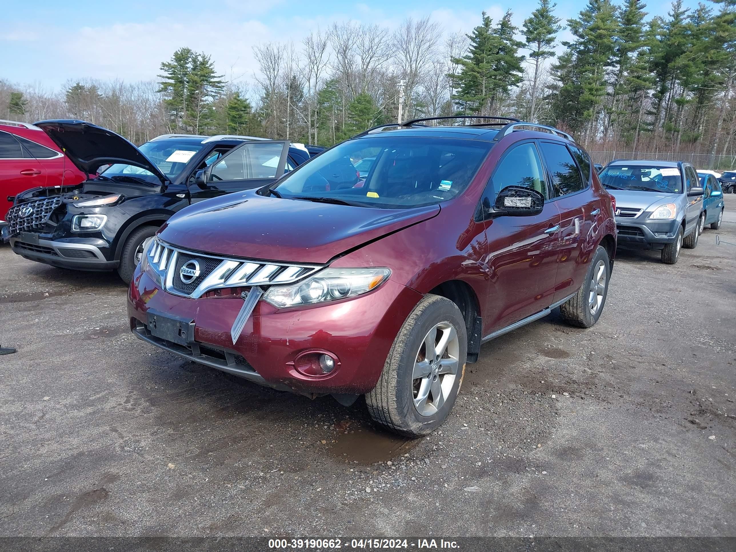 Photo 1 VIN: JN8AZ18W19W208539 - NISSAN MURANO 