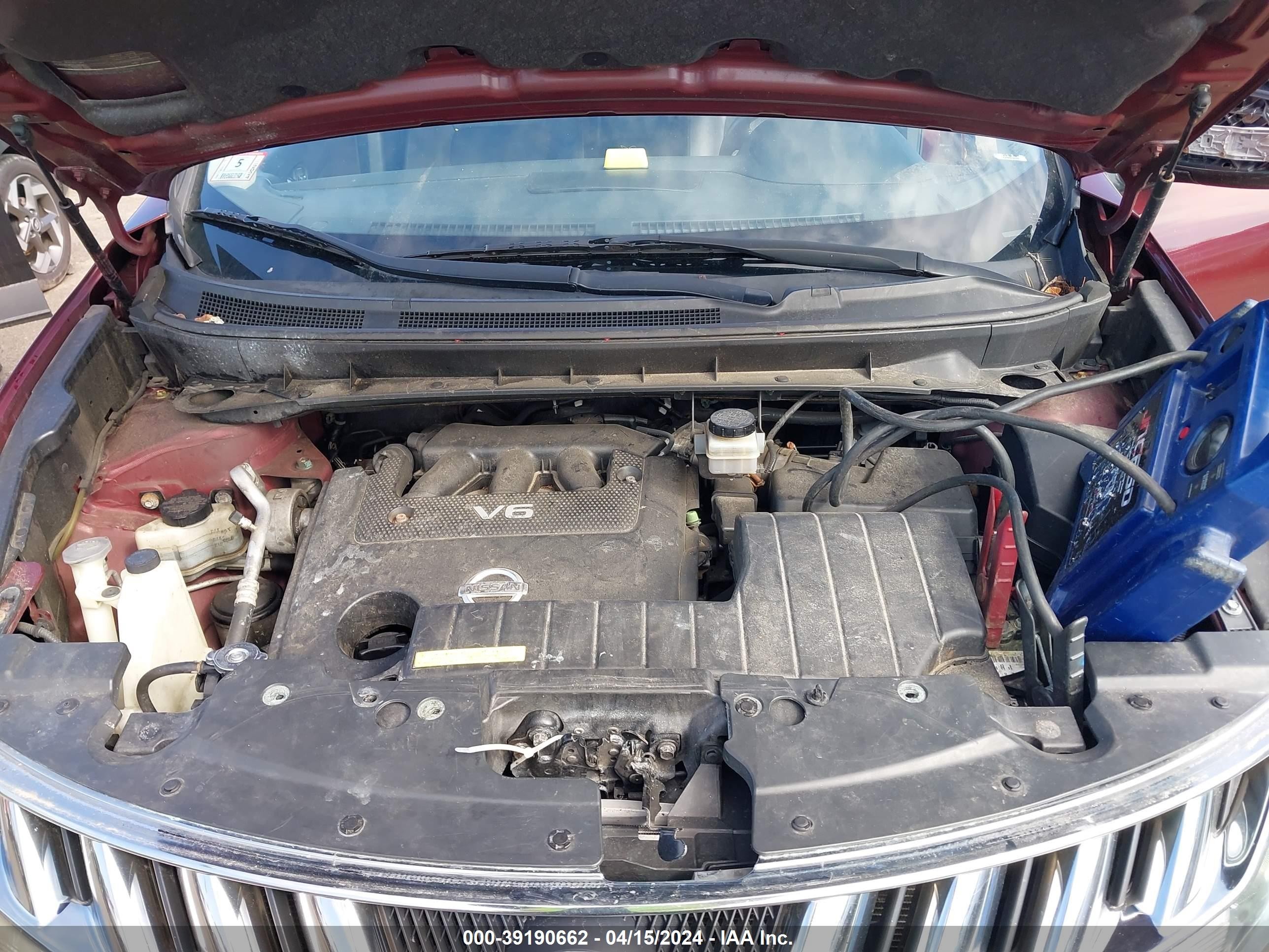 Photo 9 VIN: JN8AZ18W19W208539 - NISSAN MURANO 