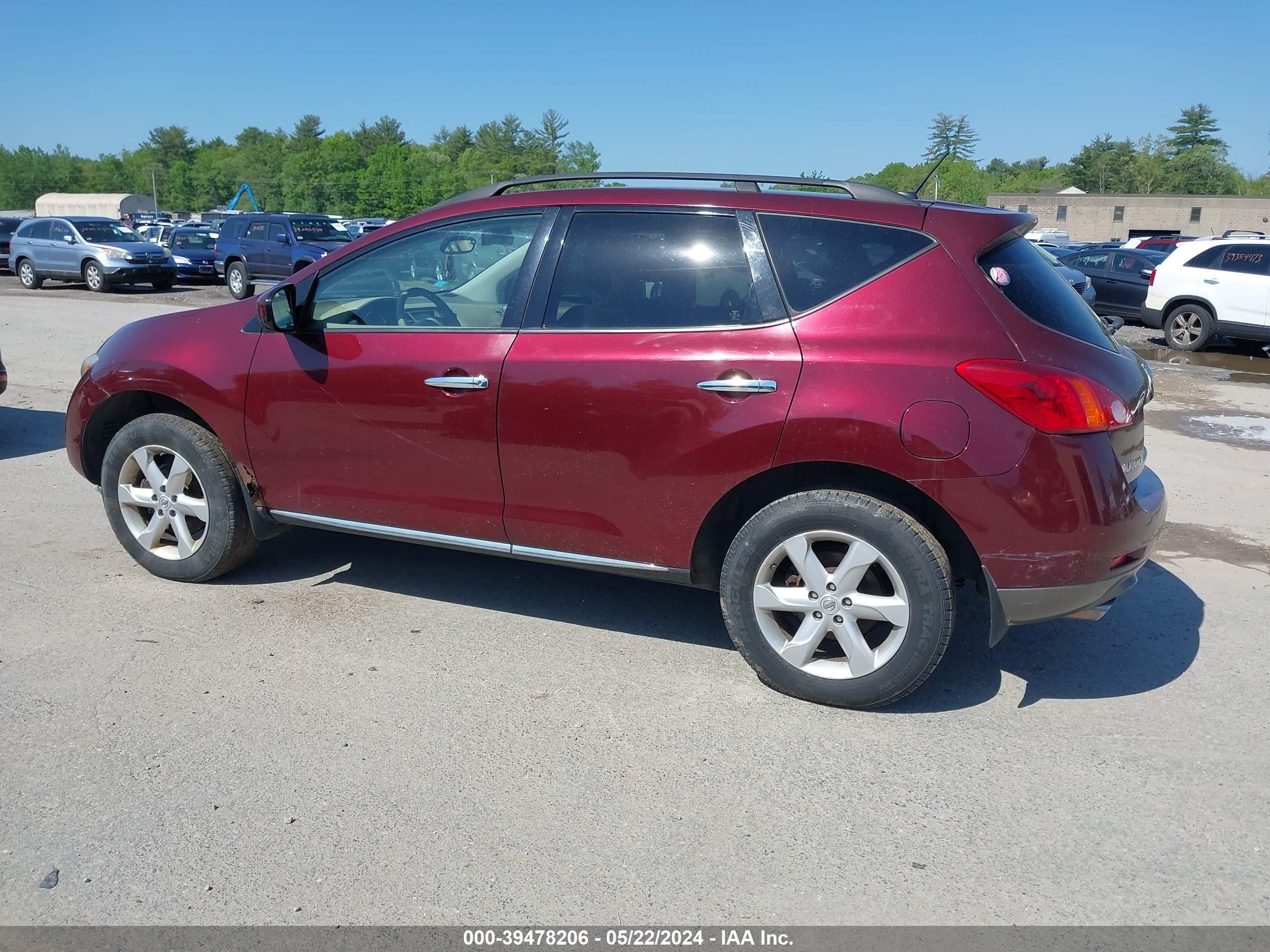 Photo 2 VIN: JN8AZ18W29W149260 - NISSAN MURANO 