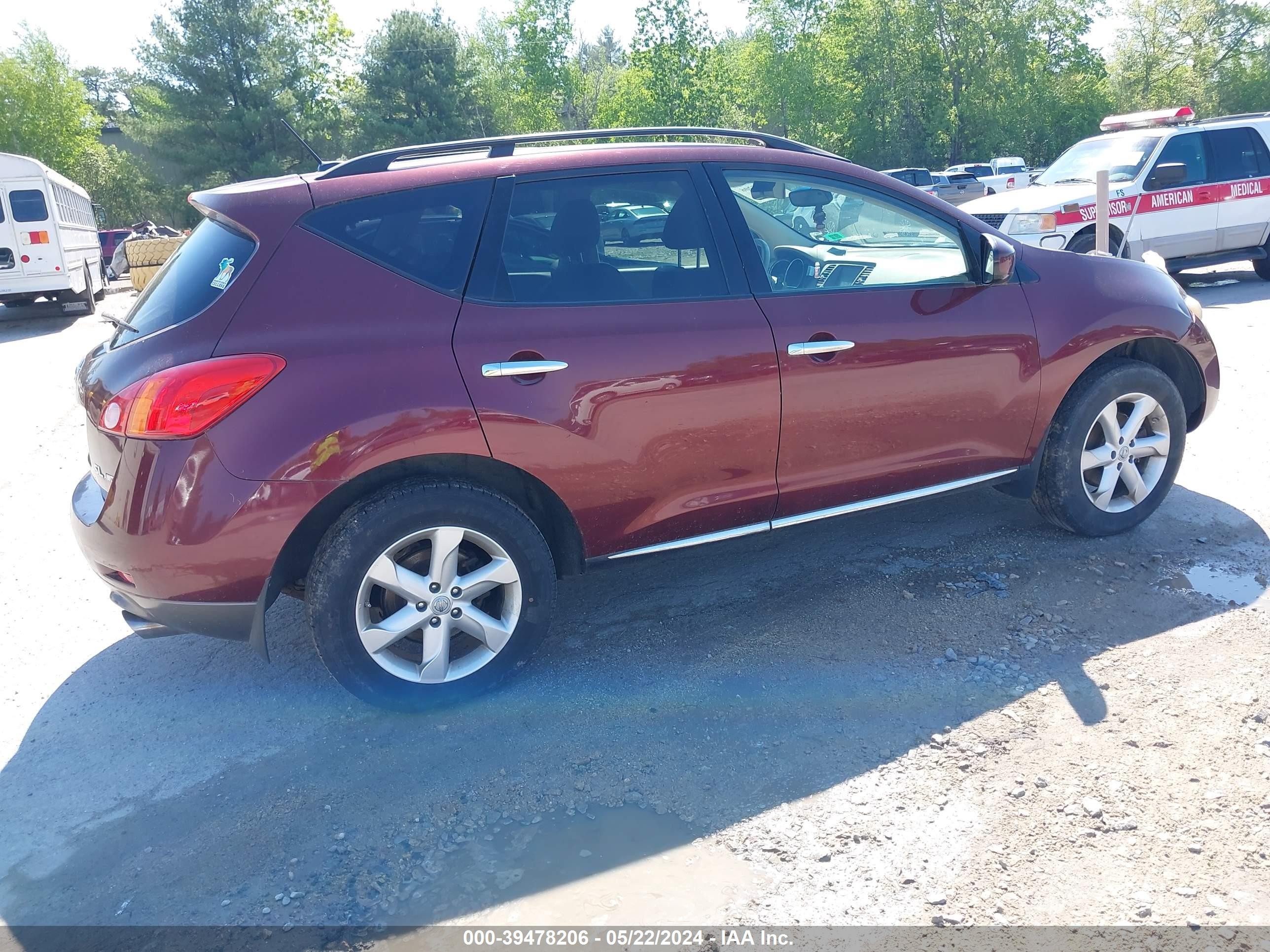 Photo 3 VIN: JN8AZ18W29W149260 - NISSAN MURANO 