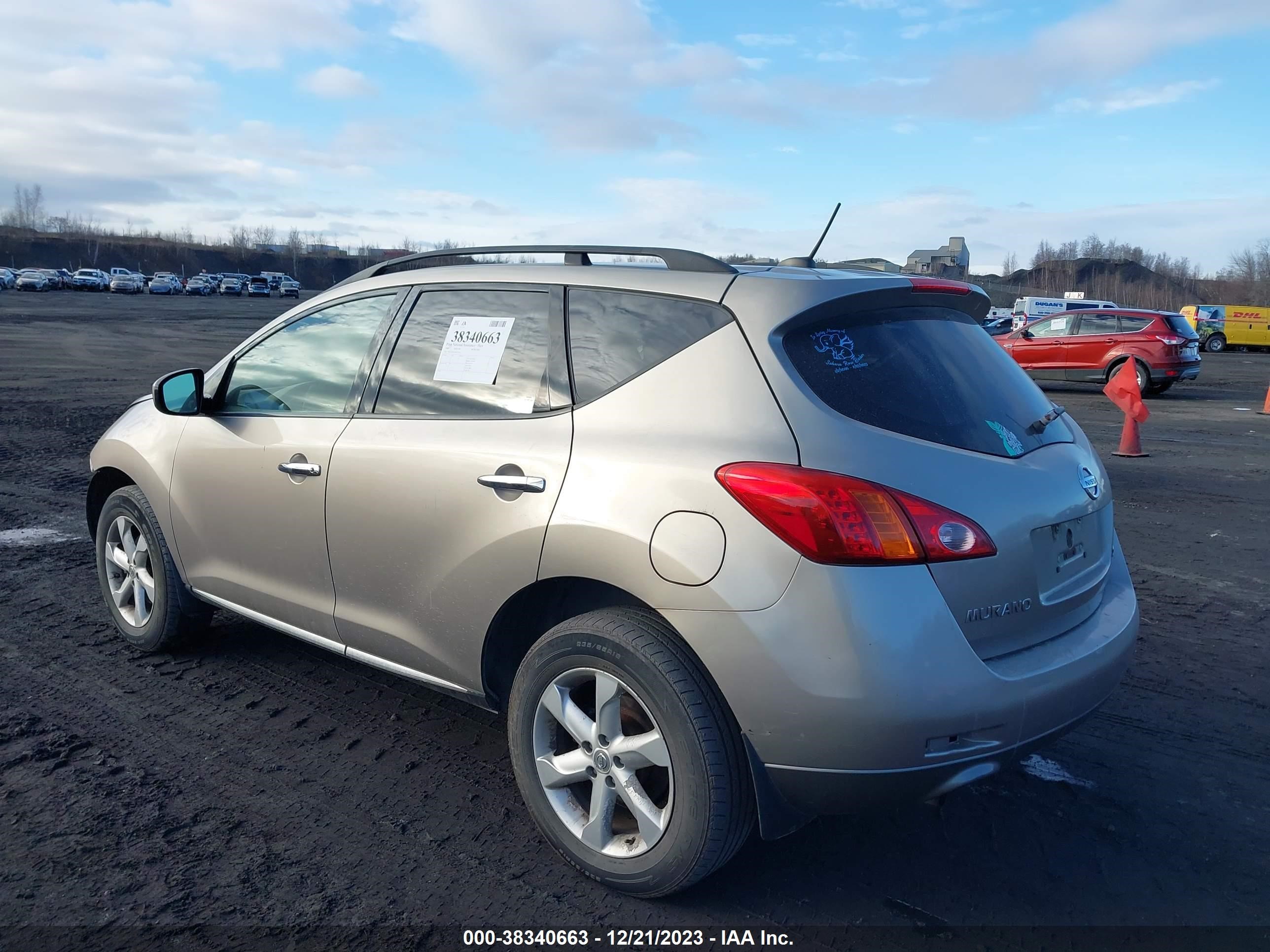 Photo 2 VIN: JN8AZ18W39W152393 - NISSAN MURANO 