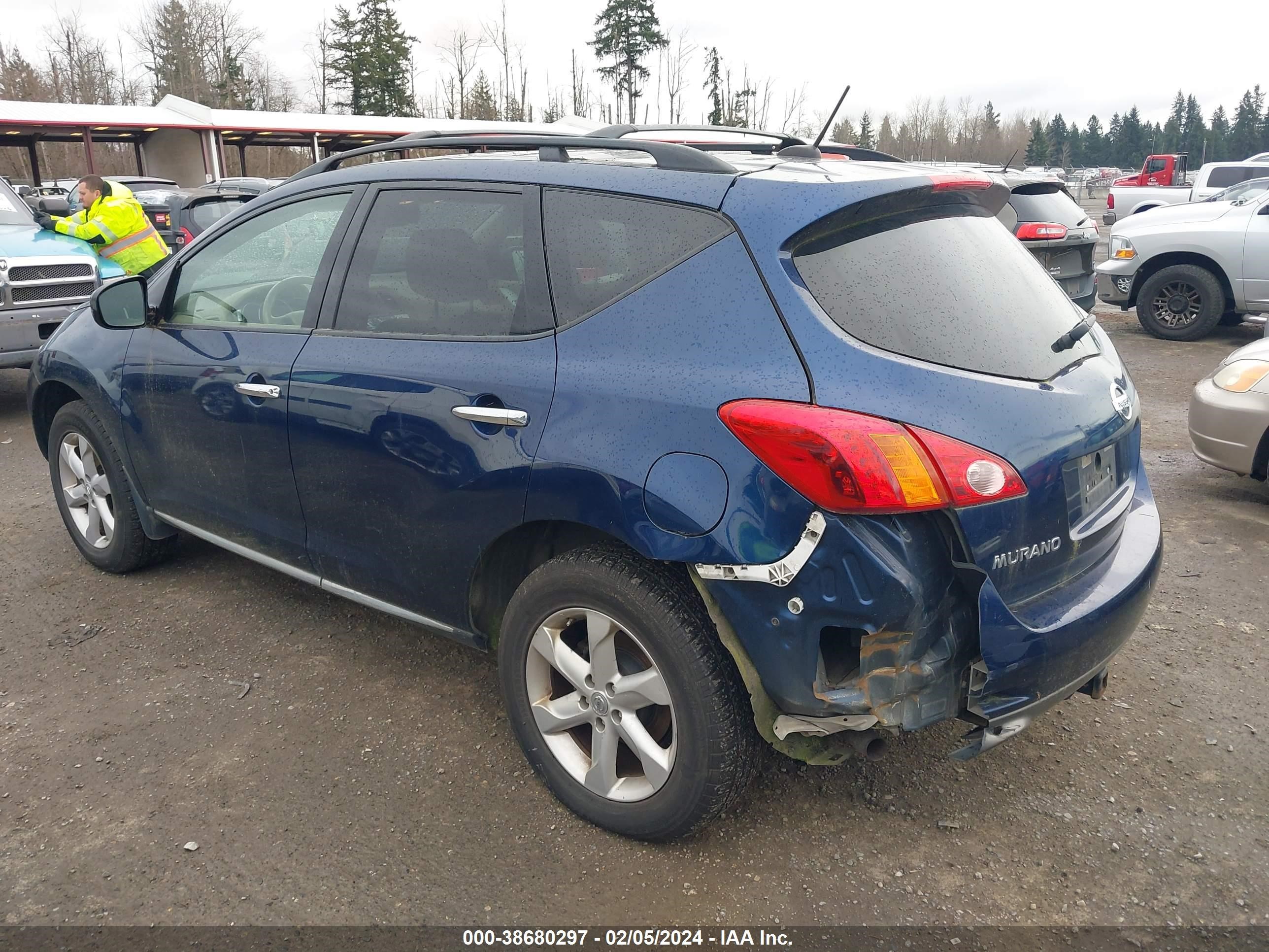 Photo 2 VIN: JN8AZ18W59W154727 - NISSAN MURANO 