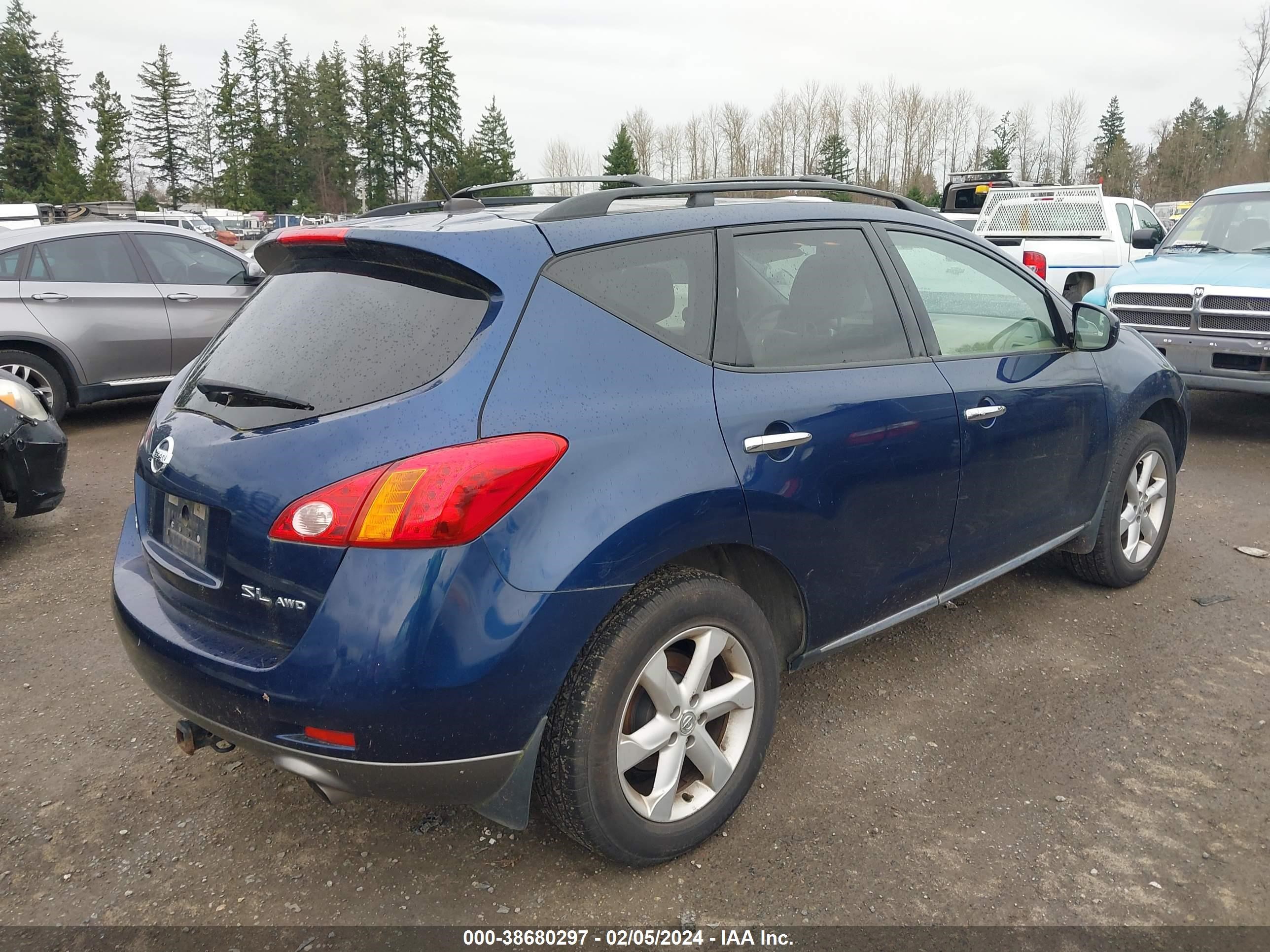 Photo 3 VIN: JN8AZ18W59W154727 - NISSAN MURANO 