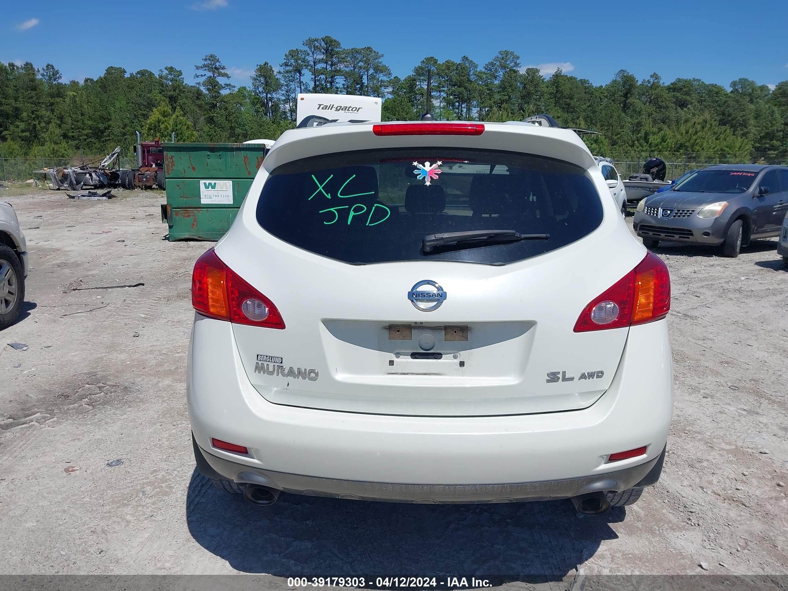 Photo 15 VIN: JN8AZ18W69W209198 - NISSAN MURANO 