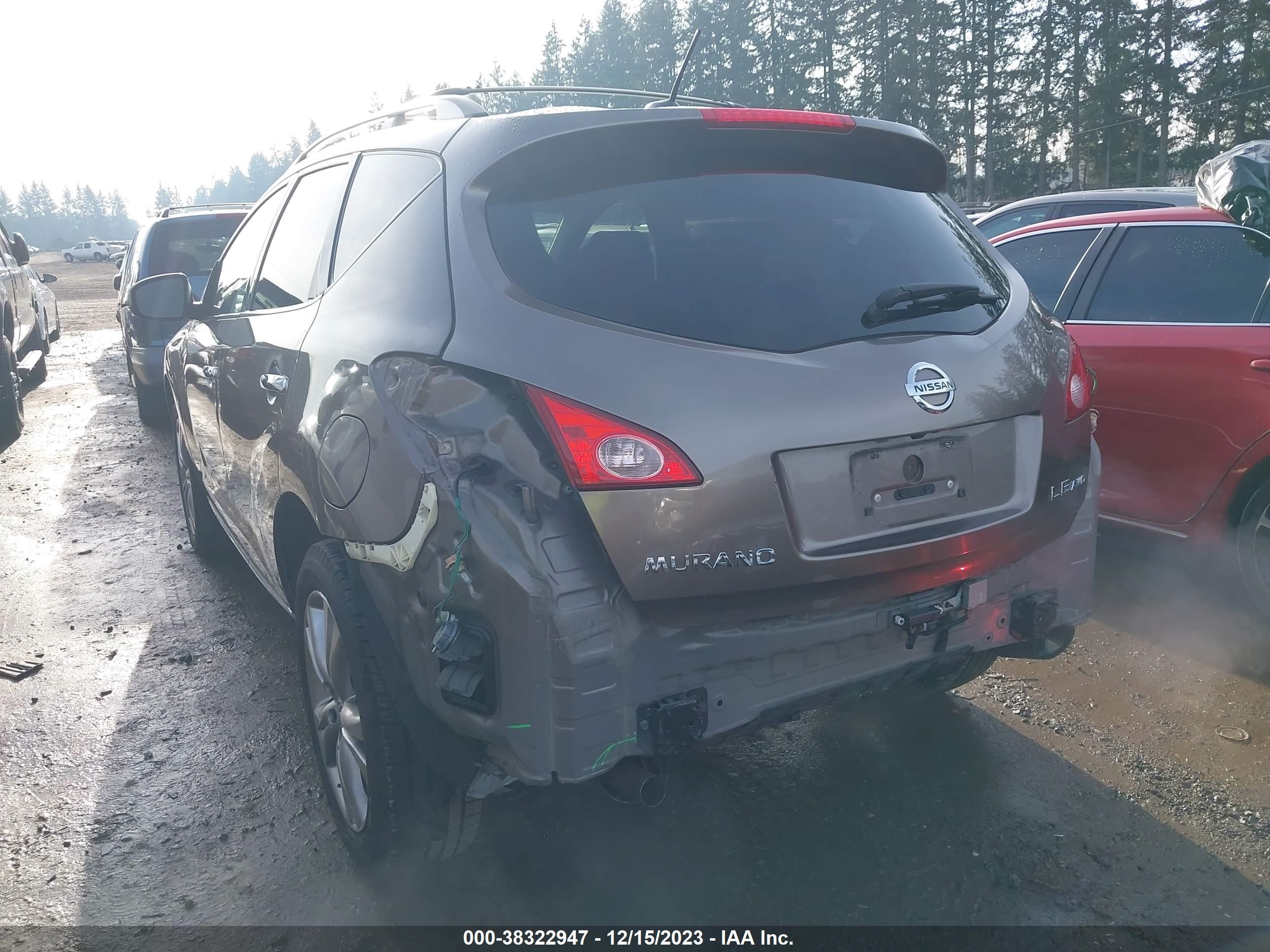 Photo 2 VIN: JN8AZ18W79W132891 - NISSAN MURANO 