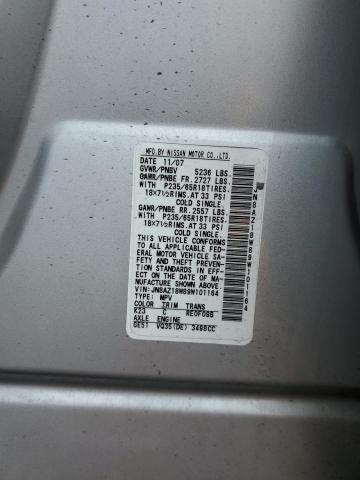 Photo 13 VIN: JN8AZ18W89W101164 - NISSAN MURANO S 