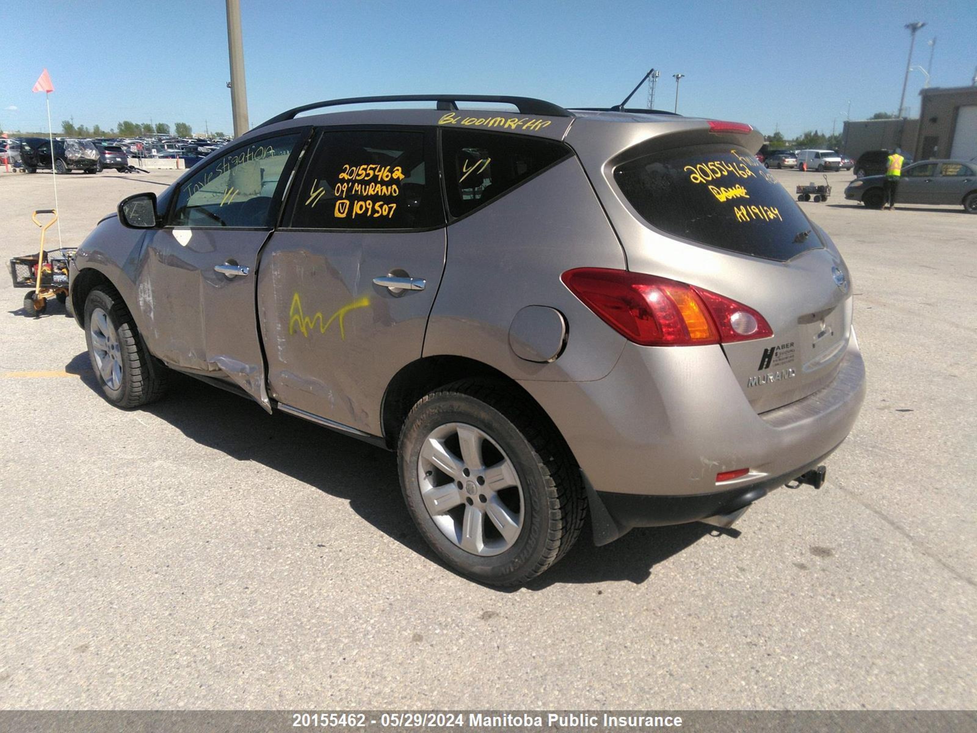 Photo 2 VIN: JN8AZ18W89W109507 - NISSAN MURANO 