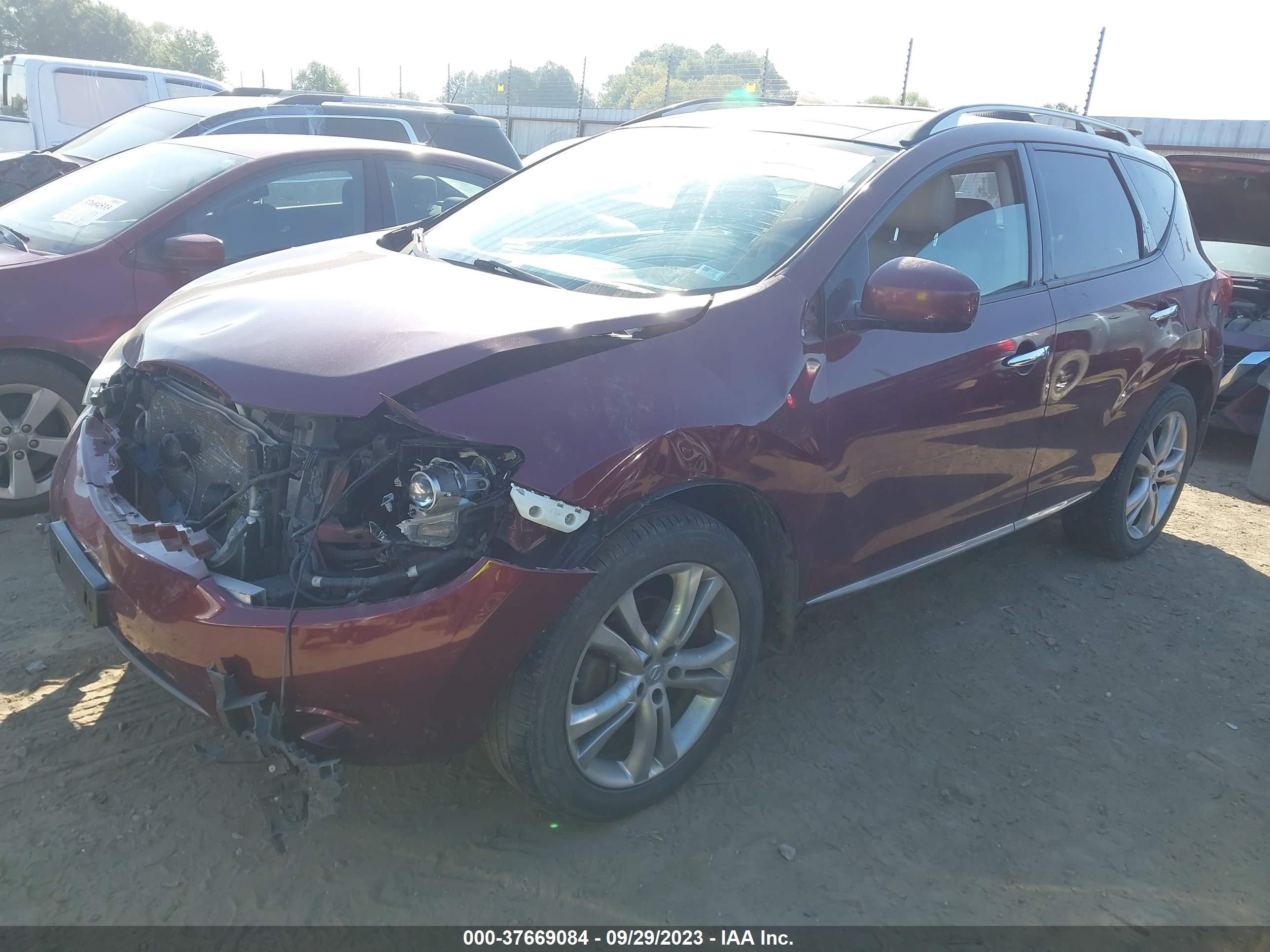 Photo 1 VIN: JN8AZ18W89W133290 - NISSAN MURANO 