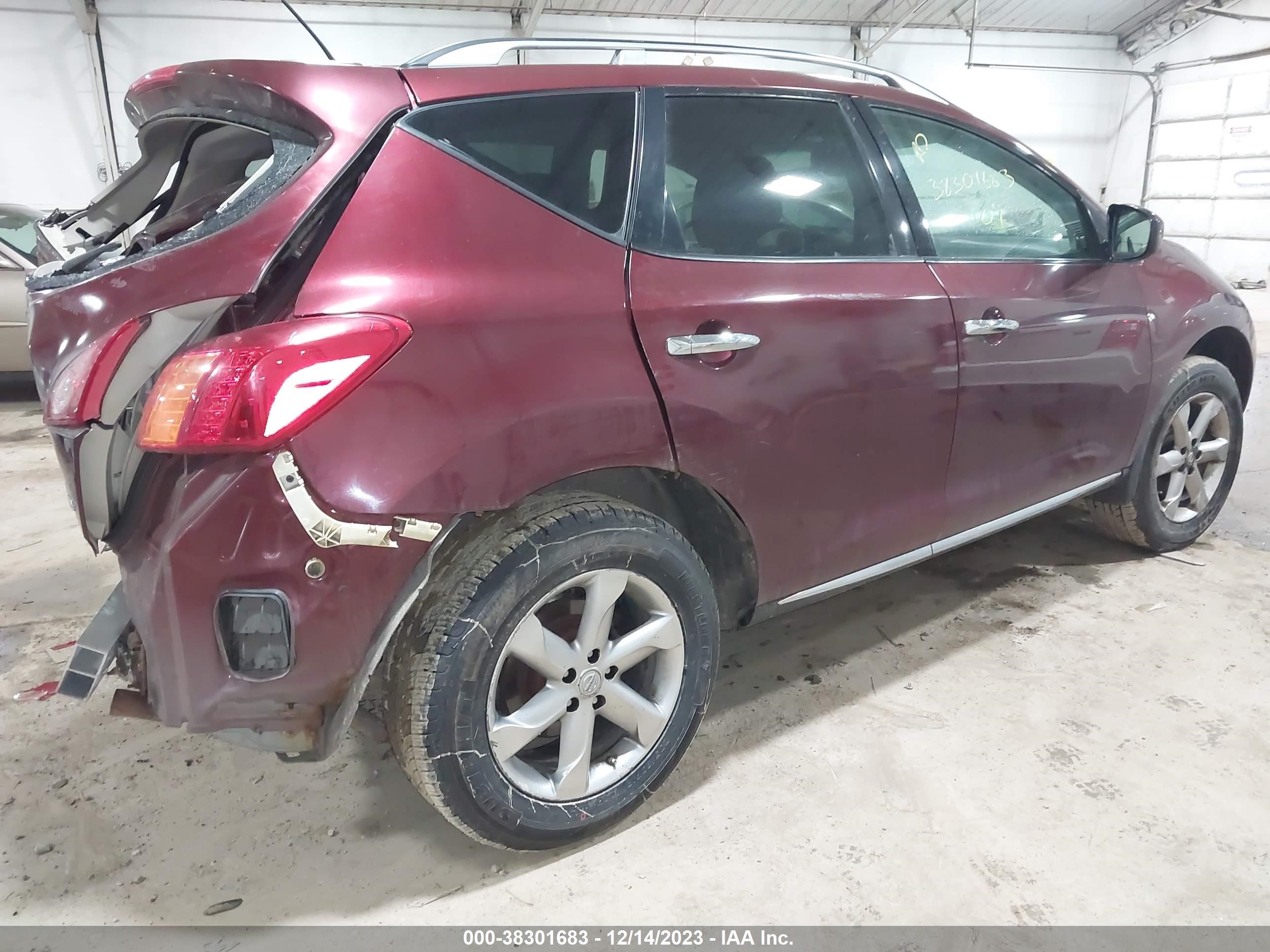 Photo 3 VIN: JN8AZ18W89W204939 - NISSAN MURANO 