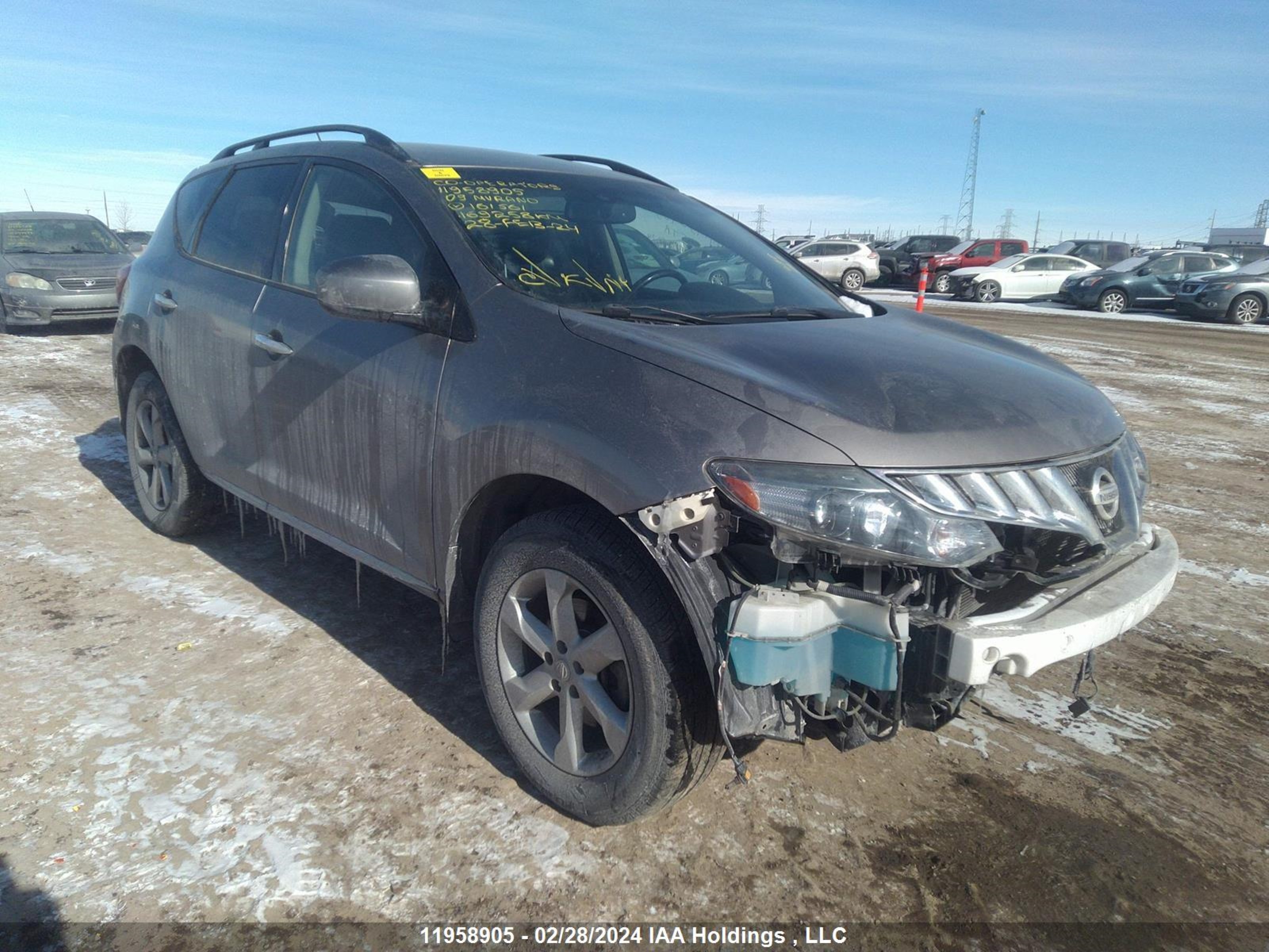 Photo 0 VIN: JN8AZ18WX9W161561 - NISSAN MURANO 