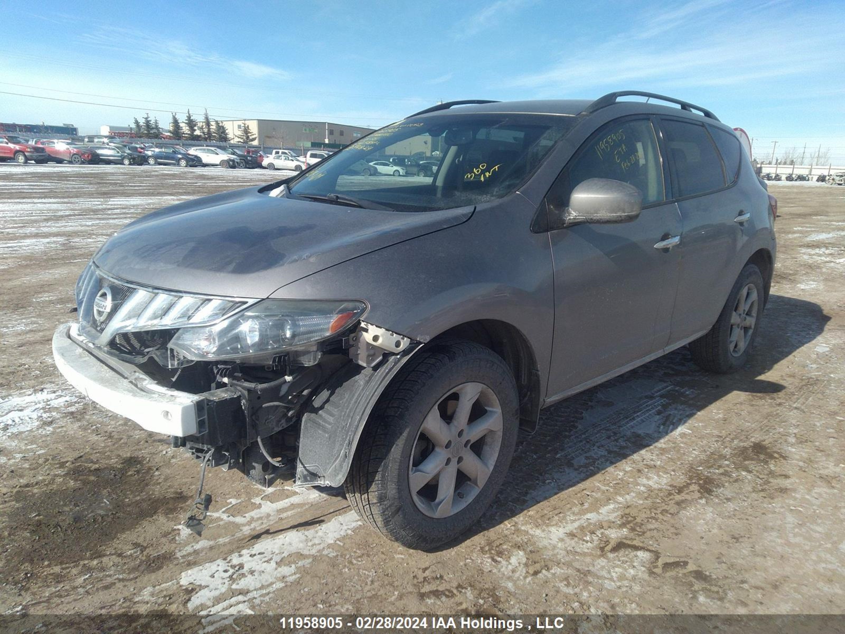 Photo 1 VIN: JN8AZ18WX9W161561 - NISSAN MURANO 