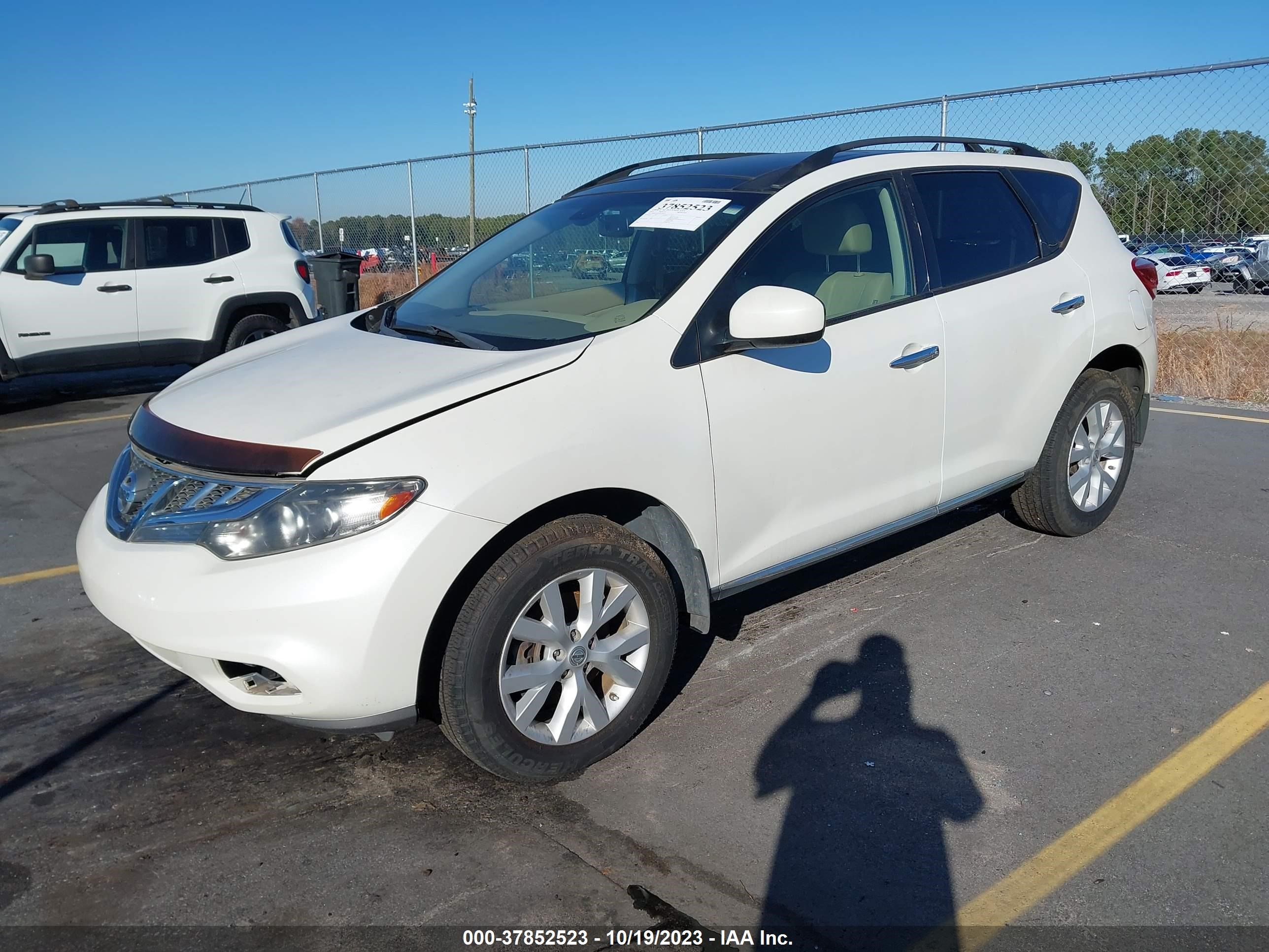 Photo 1 VIN: JN8AZ1MU0CW108573 - NISSAN MURANO 