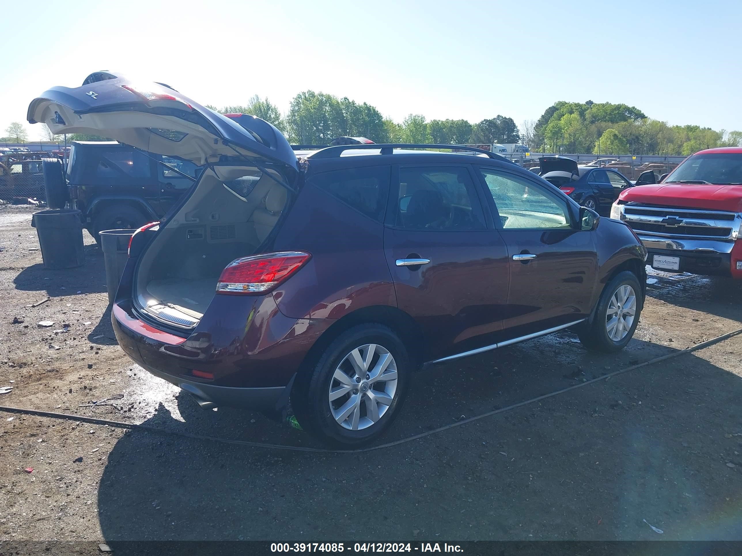 Photo 3 VIN: JN8AZ1MU0EW422291 - NISSAN MURANO 