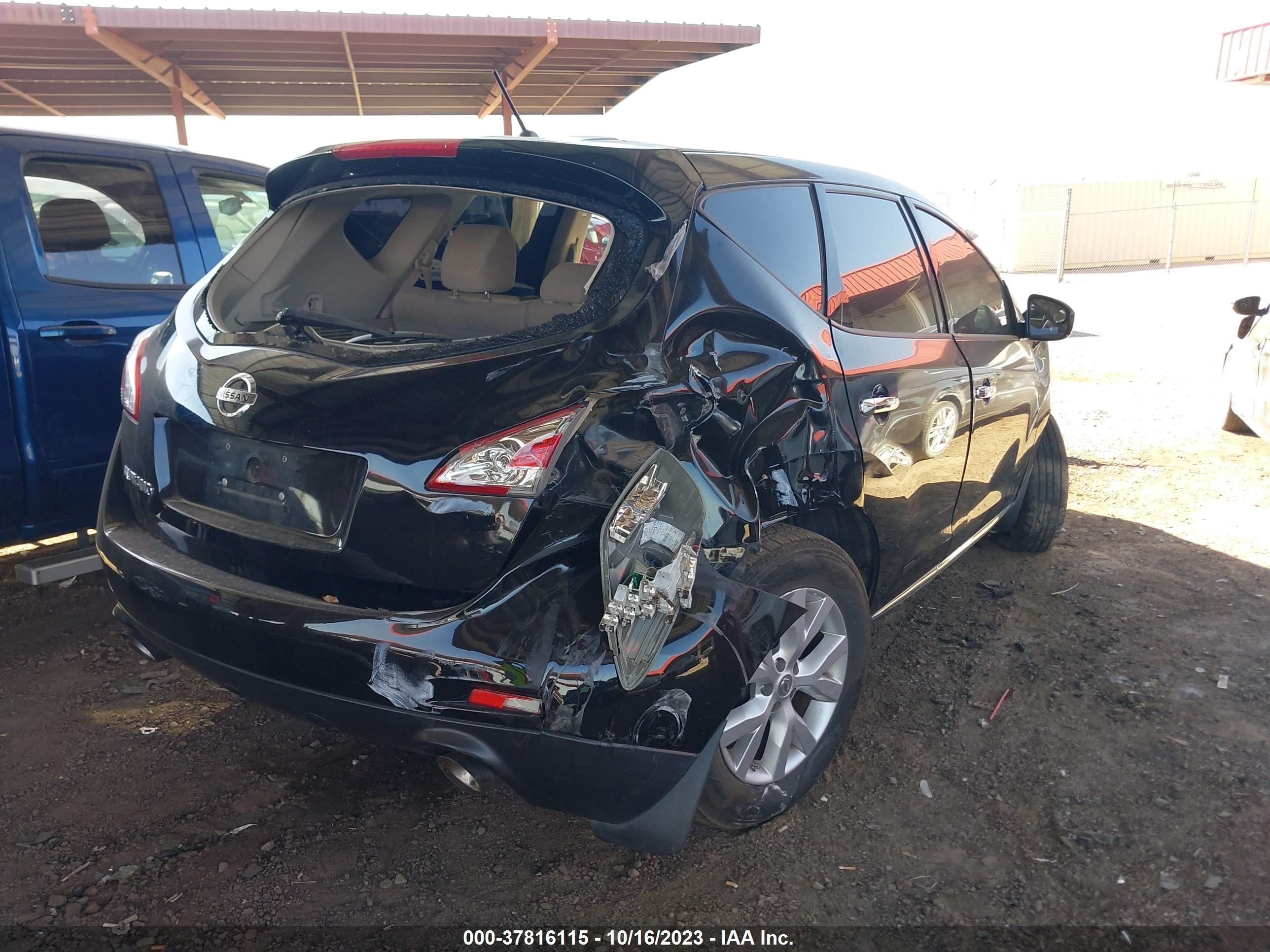 Photo 3 VIN: JN8AZ1MU2EW418100 - NISSAN MURANO 